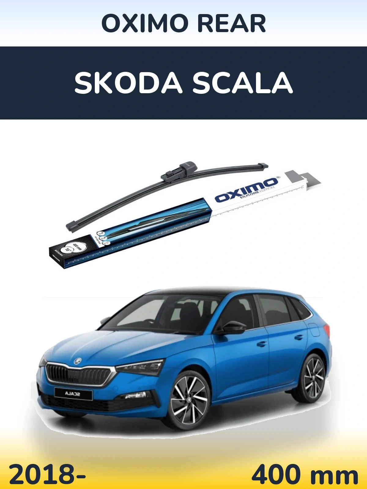 Torkarblad Oximo Rear för Skoda Scala