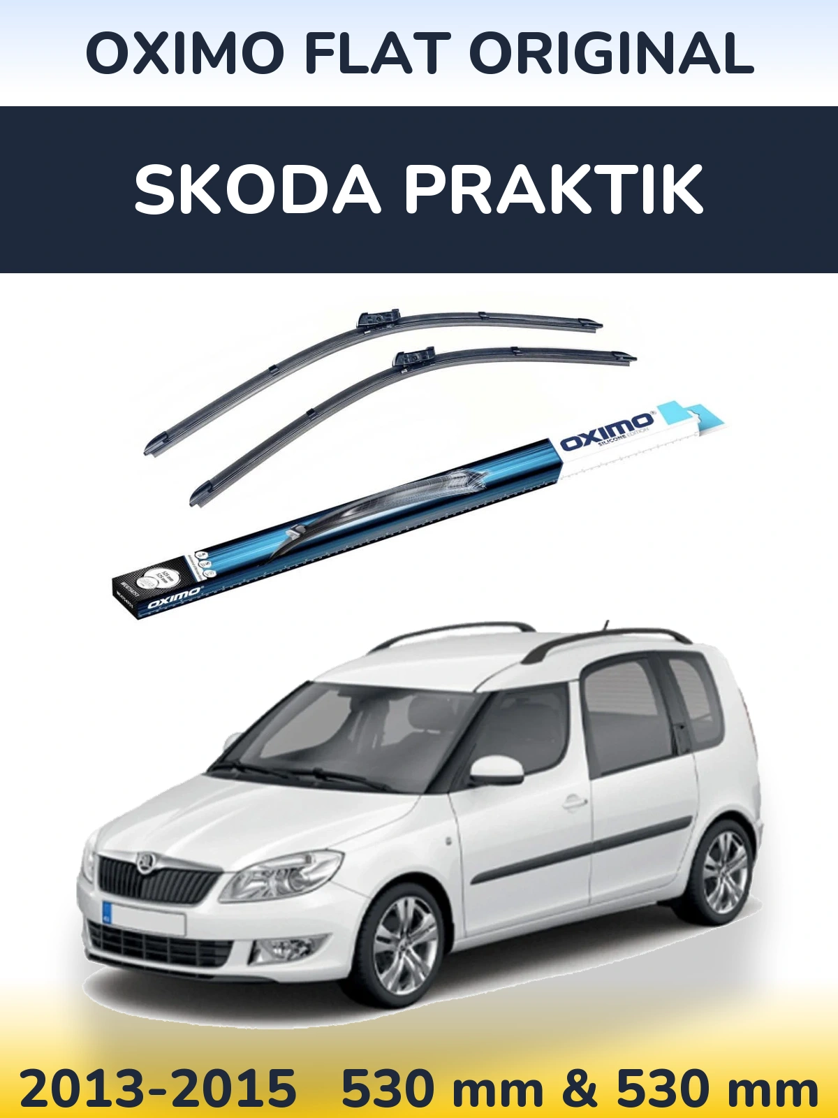 Torkarblad Oximo Flat Original för Skoda Praktik