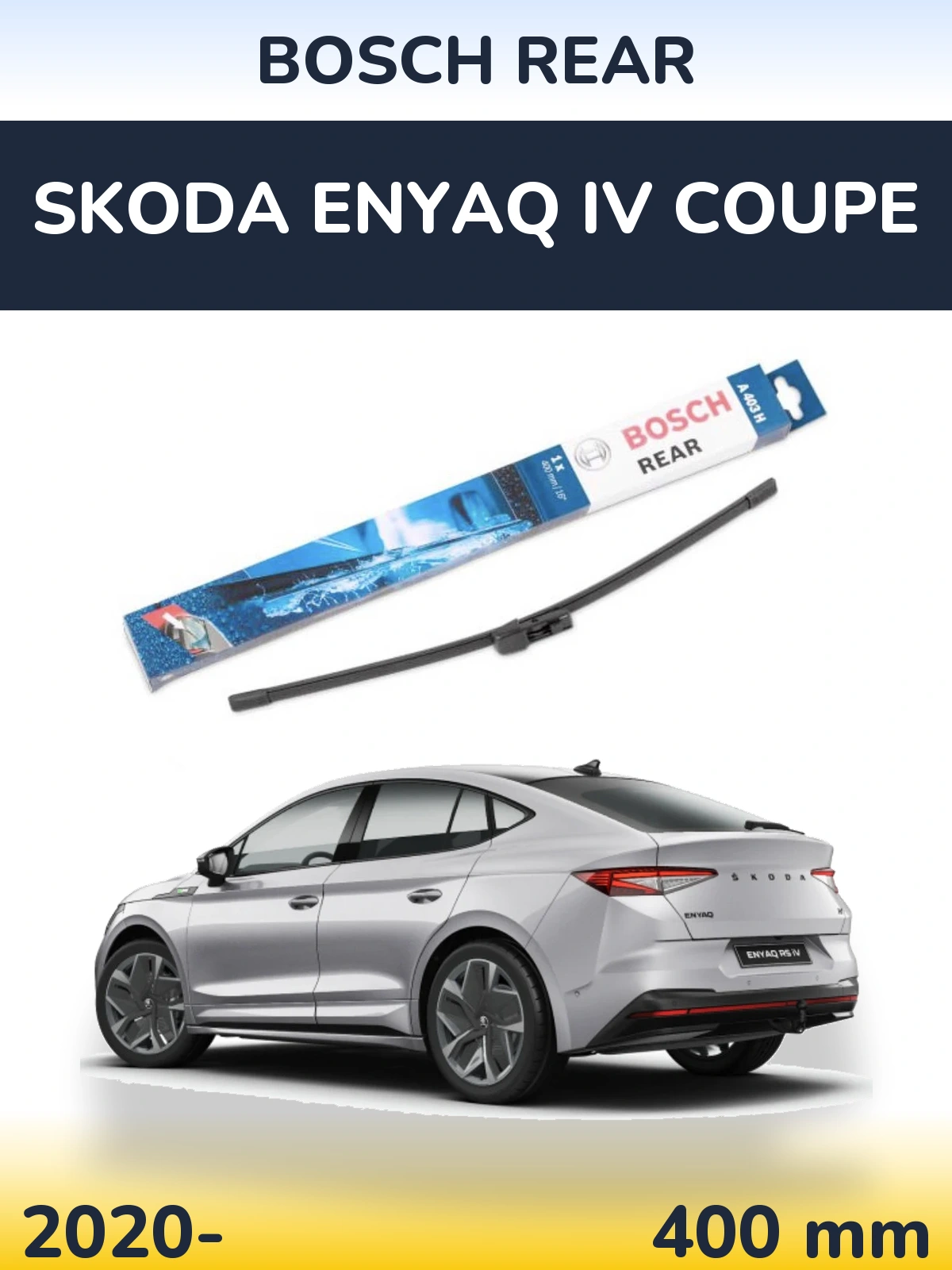 Torkarblad BOSCH Rear för Skoda Enyaq iV Coupe