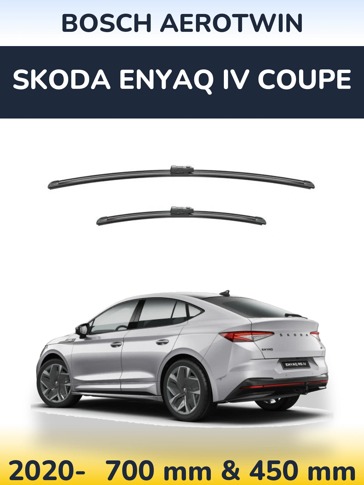 Torkarblad BOSCH AeroTwin för Skoda Enyaq iV Coupe