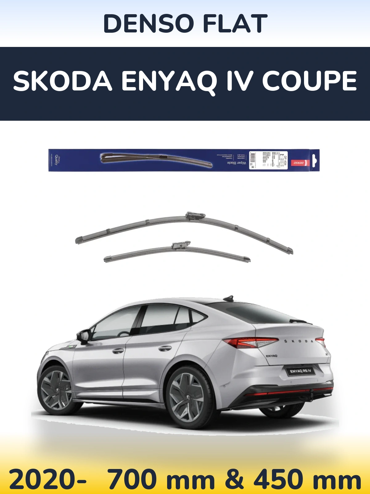 Torkarblad Denso Flat för Skoda Enyaq iV Coupe