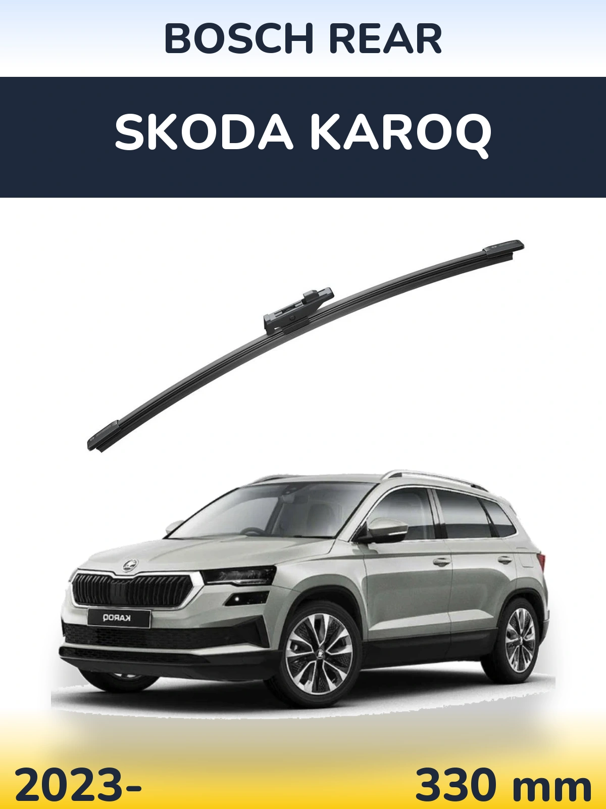 Torkarblad BOSCH Rear för Skoda Karoq
