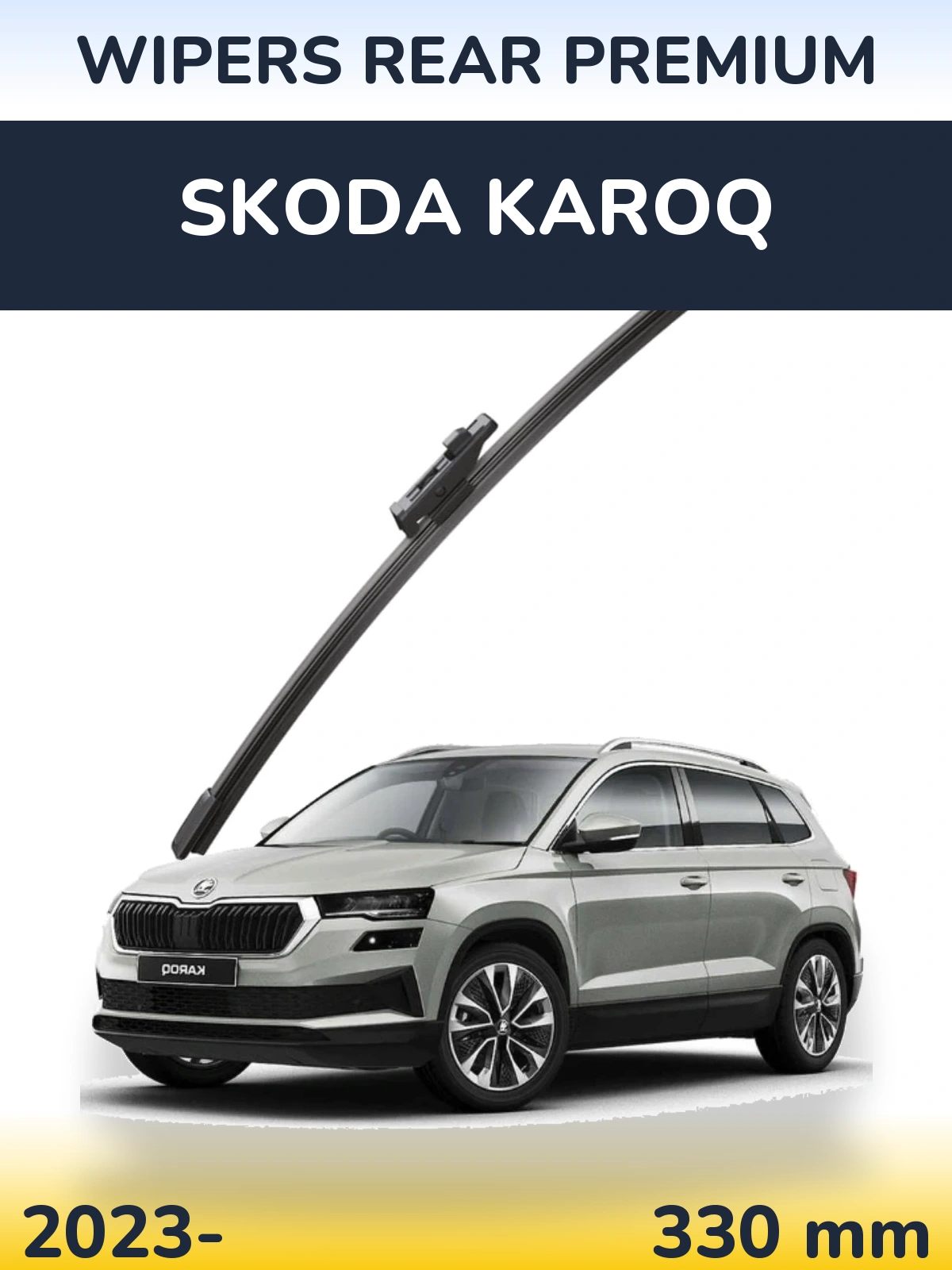 Torkarblad WIPERS REAR PREMIUM för Skoda Karoq