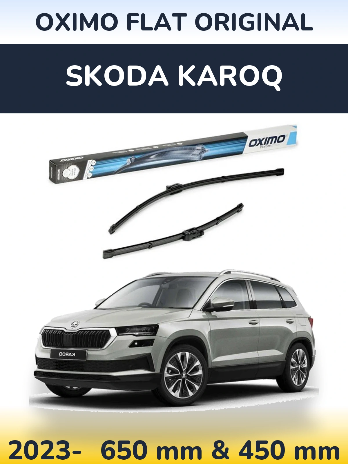 Torkarblad Oximo Flat Original för Skoda Karoq