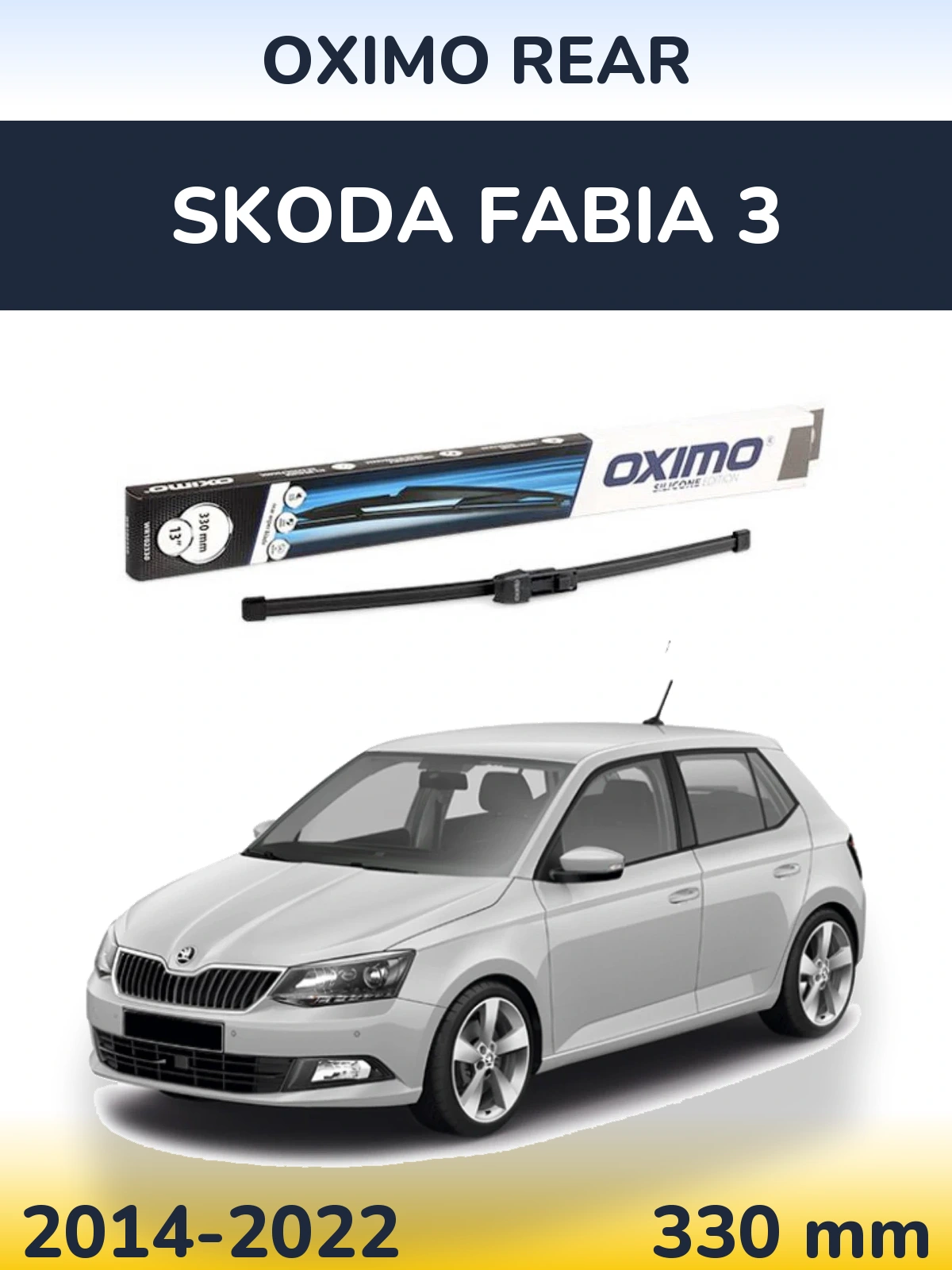Torkarblad Oximo Rear för Skoda Fabia 3