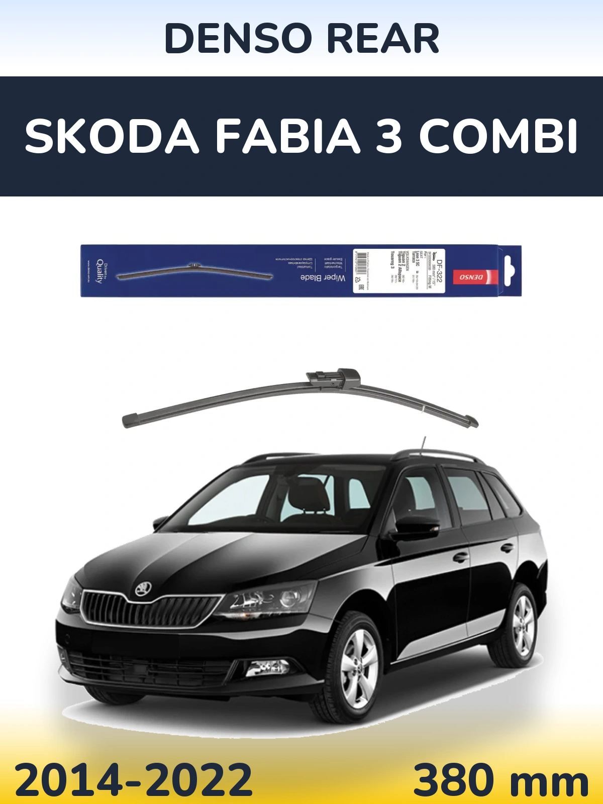 Torkarblad Denso Rear för Skoda Fabia 3 Combi