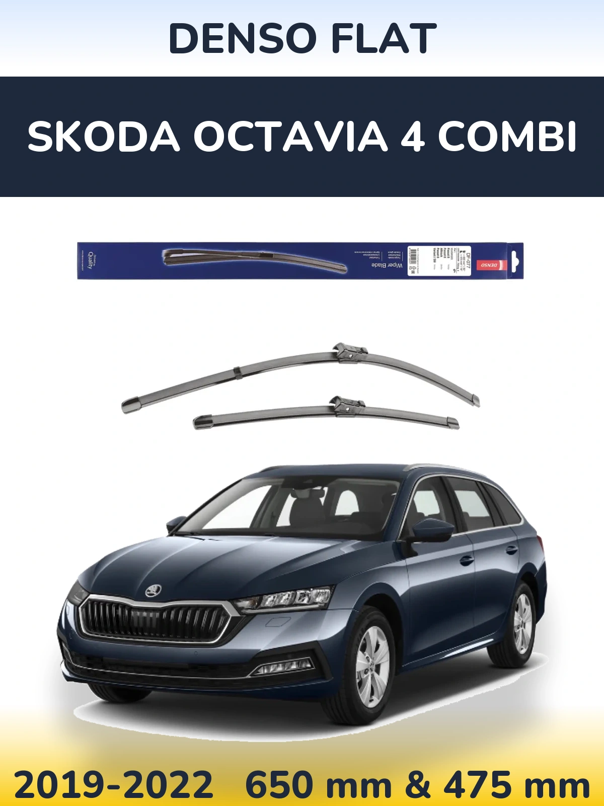 Torkarblad Denso Flat för Skoda Octavia 4 Combi