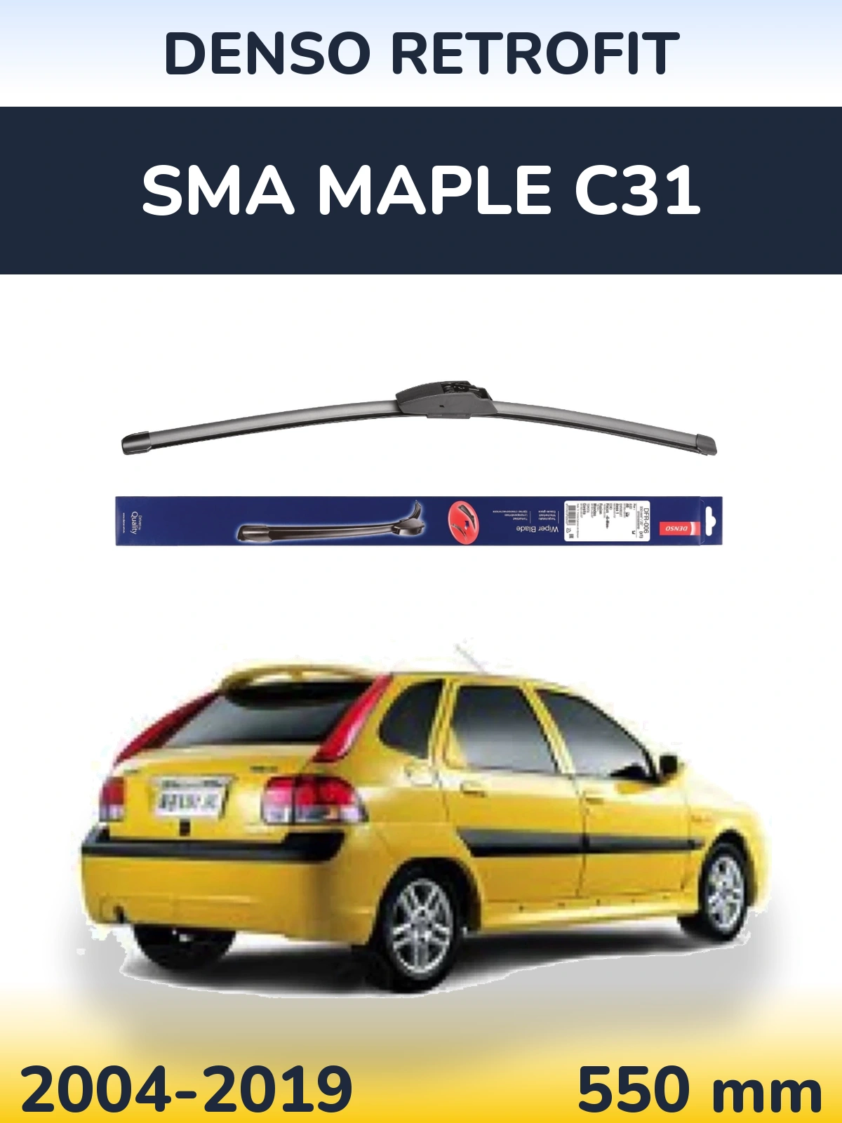 Torkarblad Denso Retrofit för SMA Maple C31