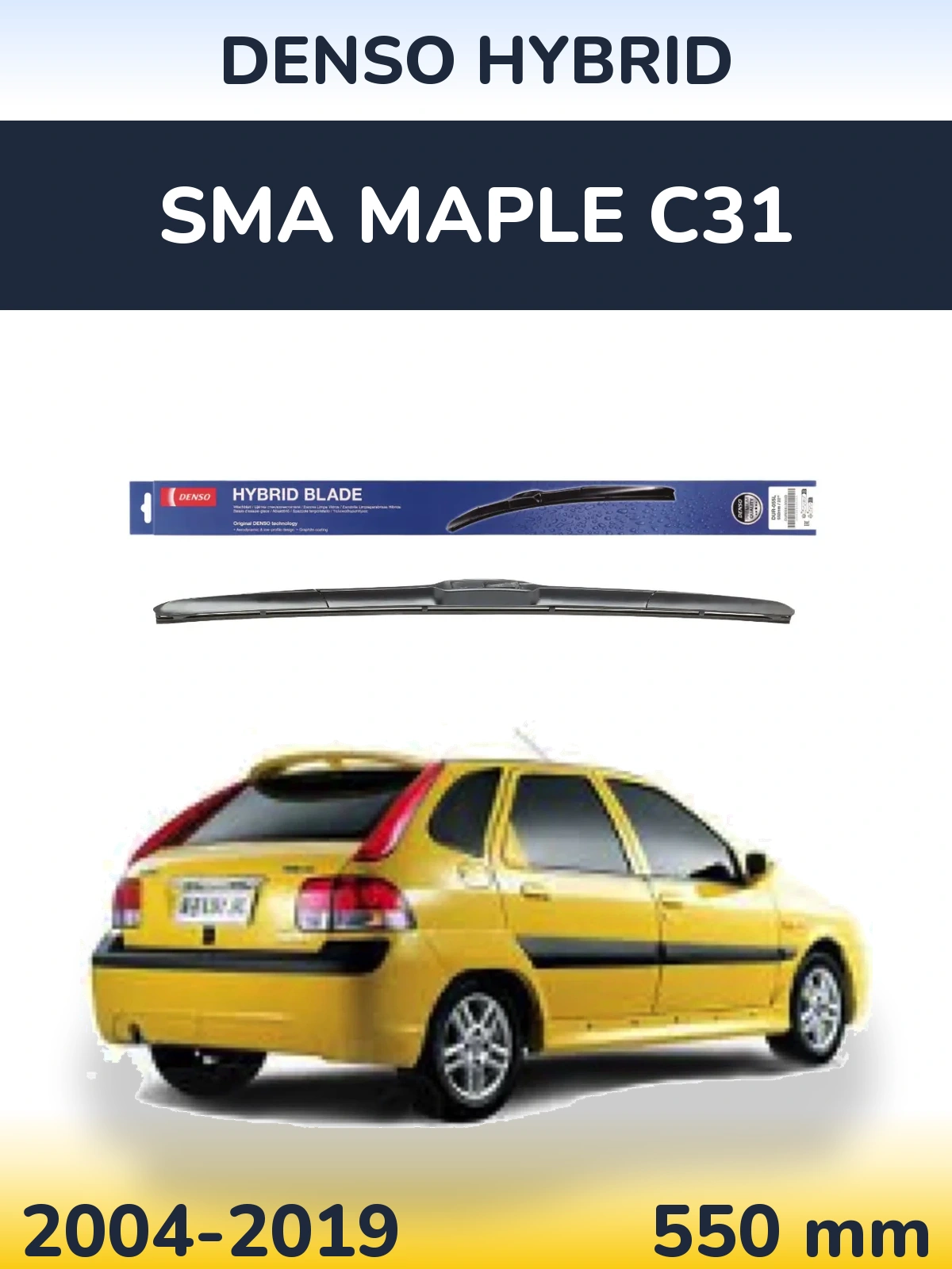 Torkarblad Denso Hybrid för SMA Maple C31