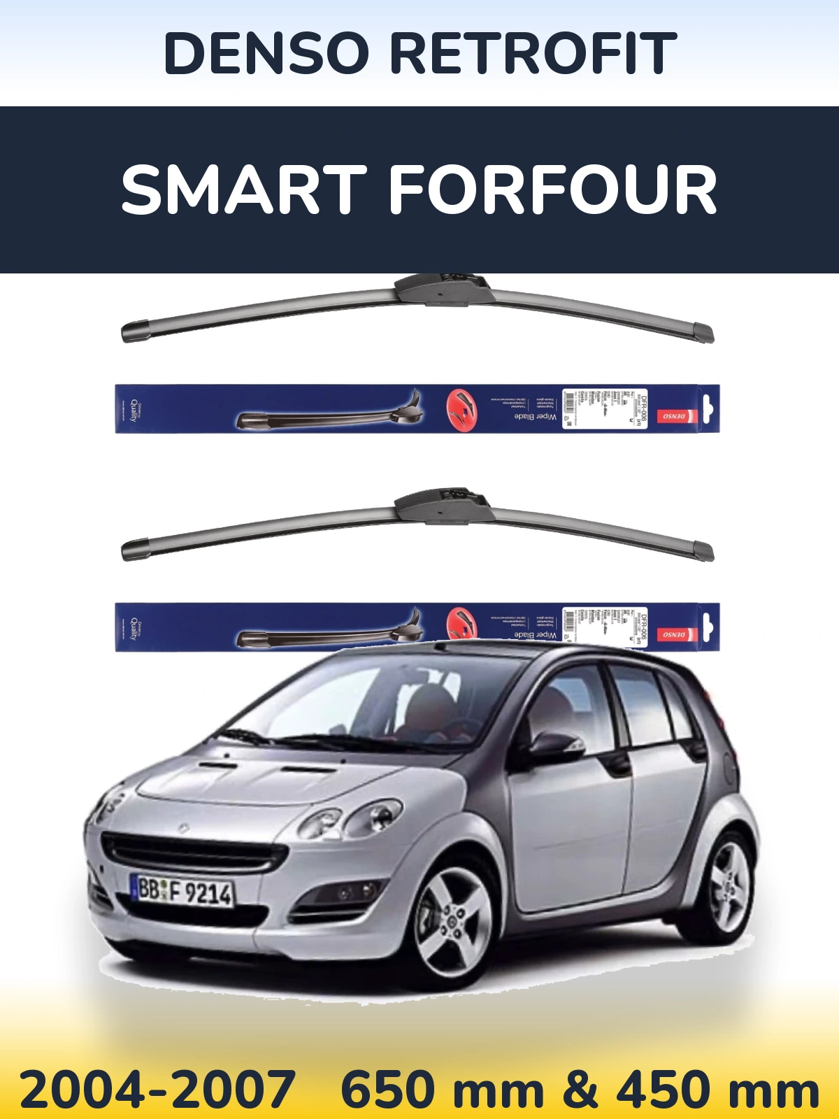 Torkarblad Denso Retrofit för Smart Forfour