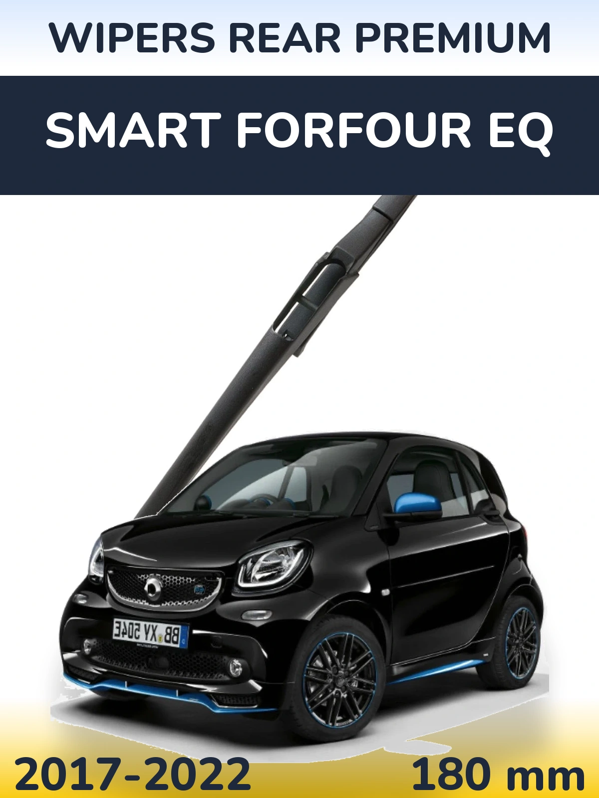 Torkarblad WIPERS REAR PREMIUM för Smart Forfour EQ