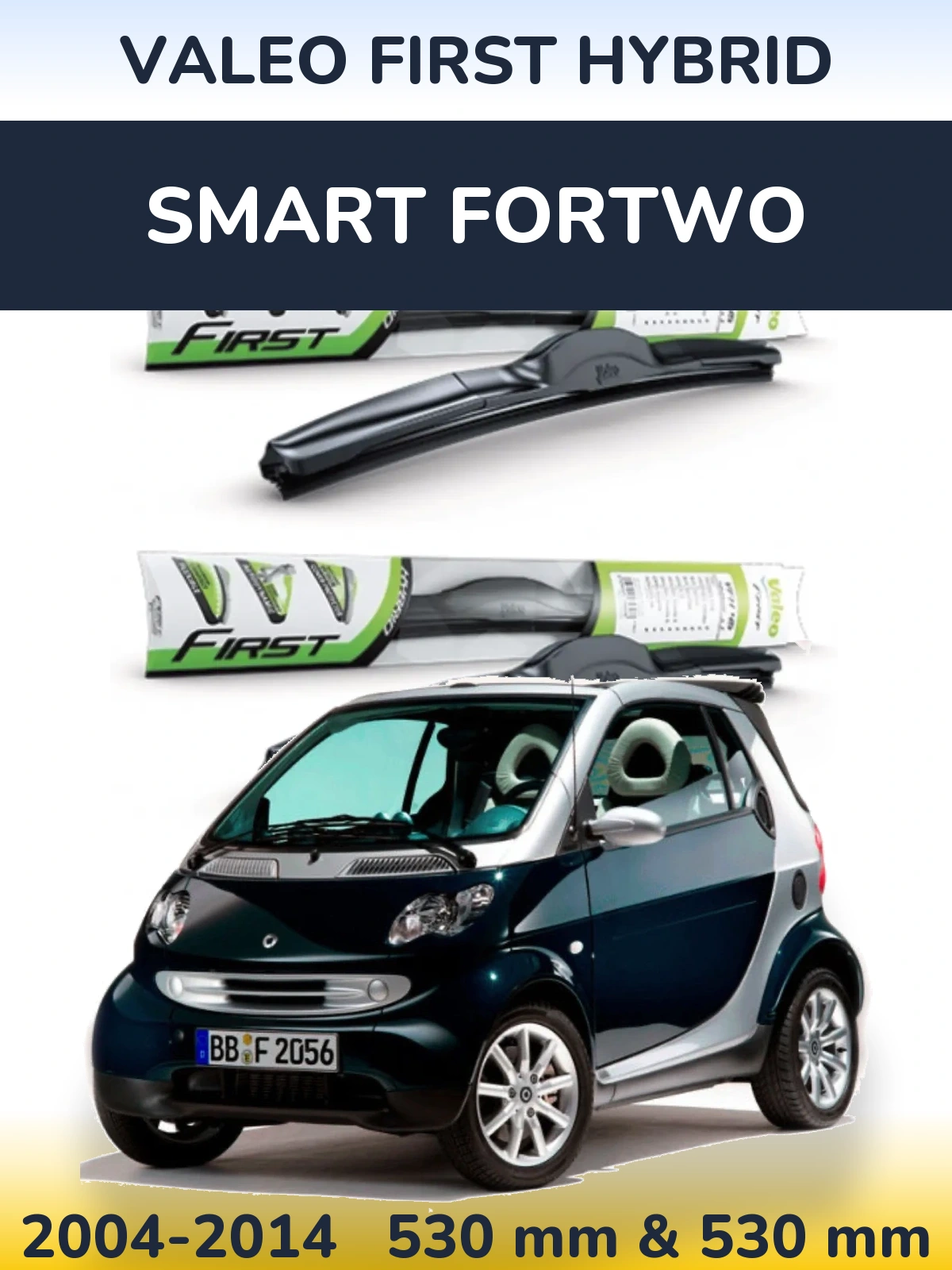 Torkarblad Valeo First Hybrid för Smart Fortwo