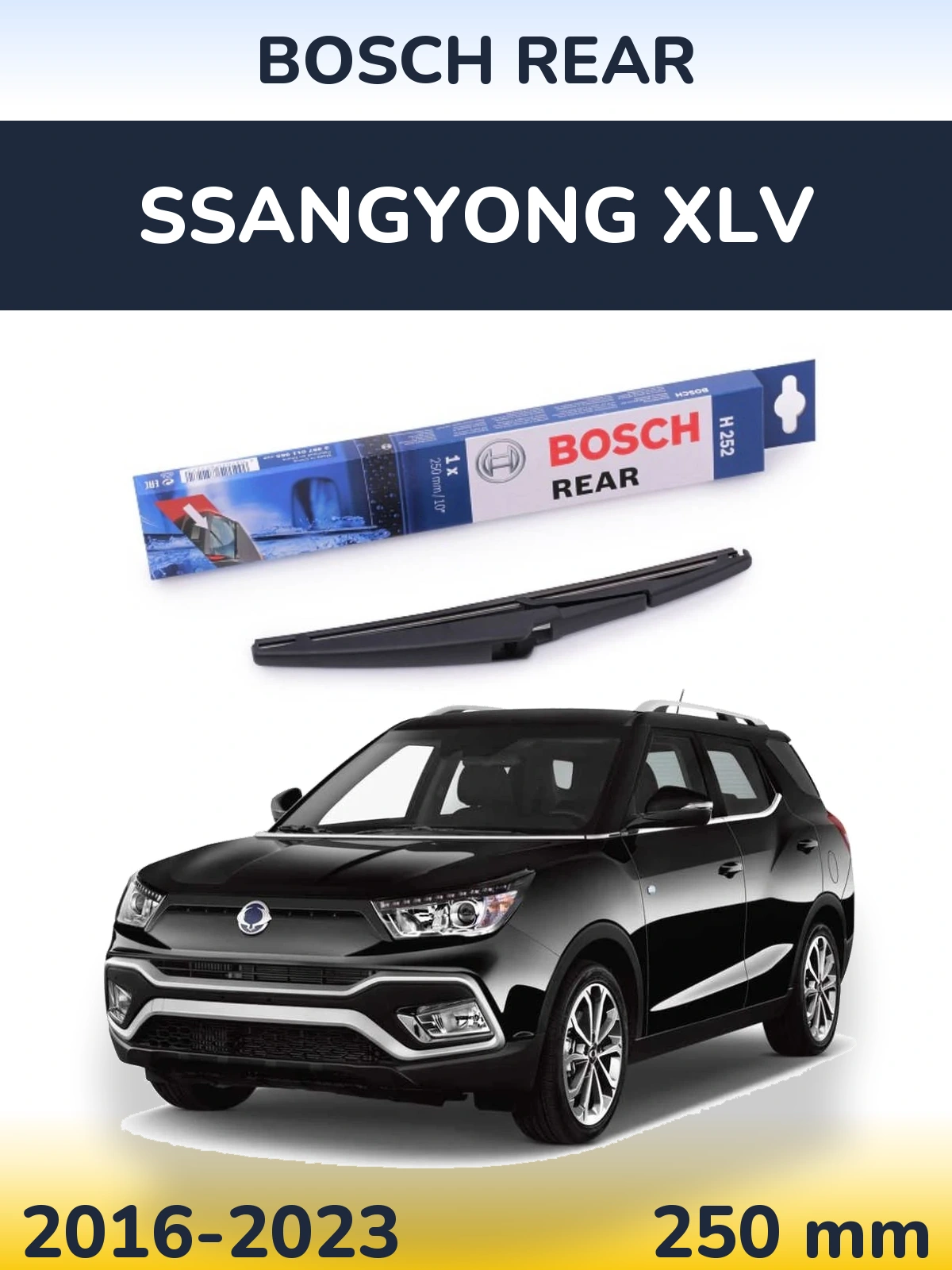 Torkarblad BOSCH Rear för SsangYong XLV