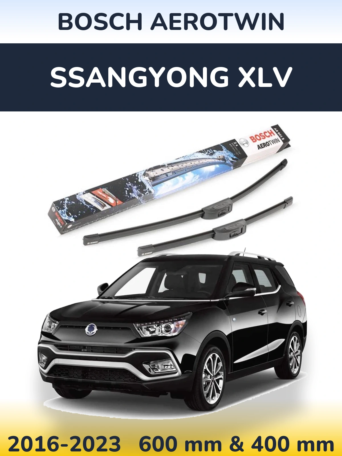 Torkarblad BOSCH AeroTwin för SsangYong XLV