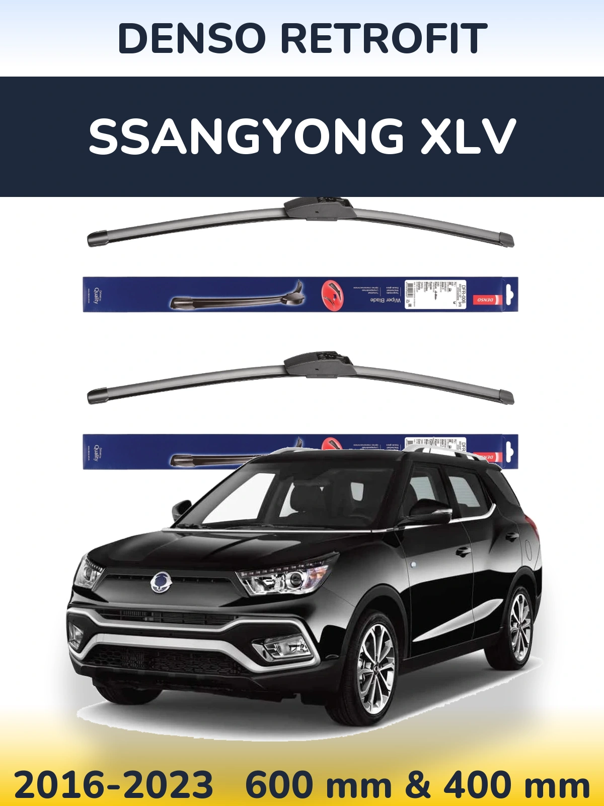 Torkarblad Denso Retrofit för SsangYong XLV