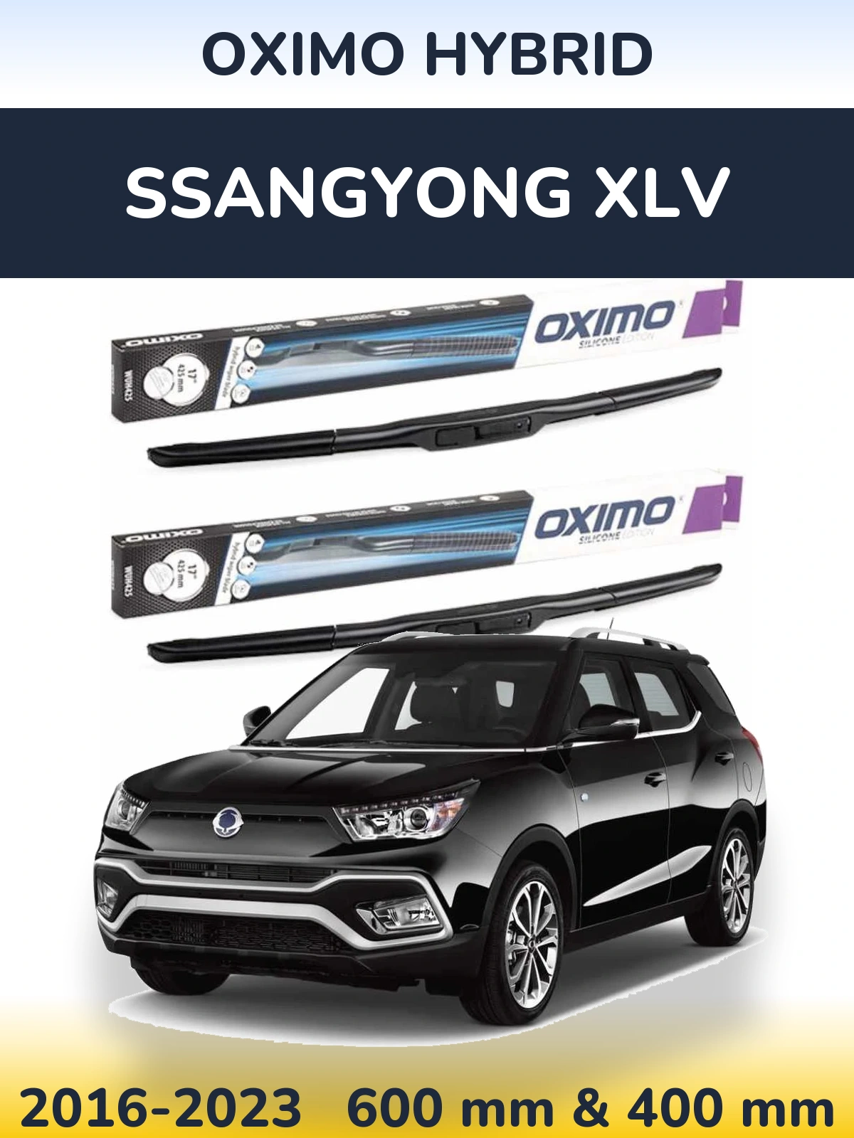 Torkarblad Oximo Hybrid för SsangYong XLV