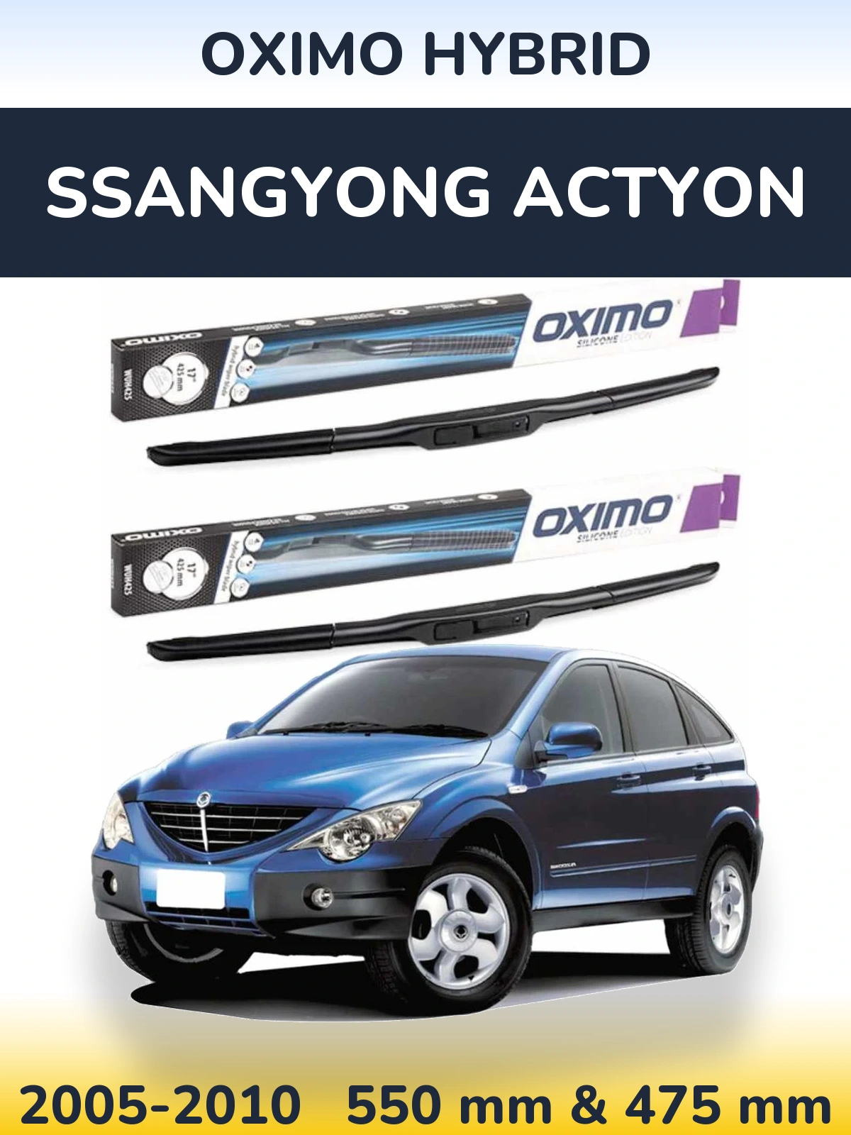 Torkarblad Oximo Hybrid för SsangYong Actyon