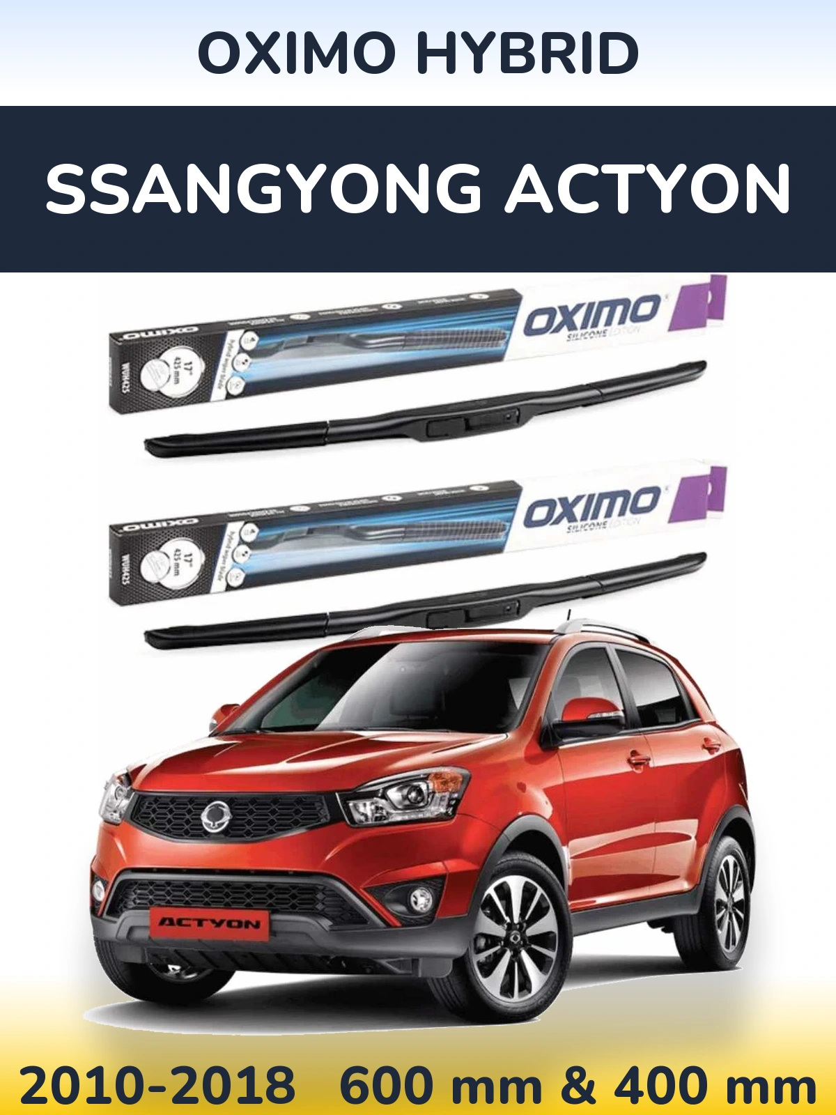 Torkarblad Oximo Hybrid för SsangYong Actyon