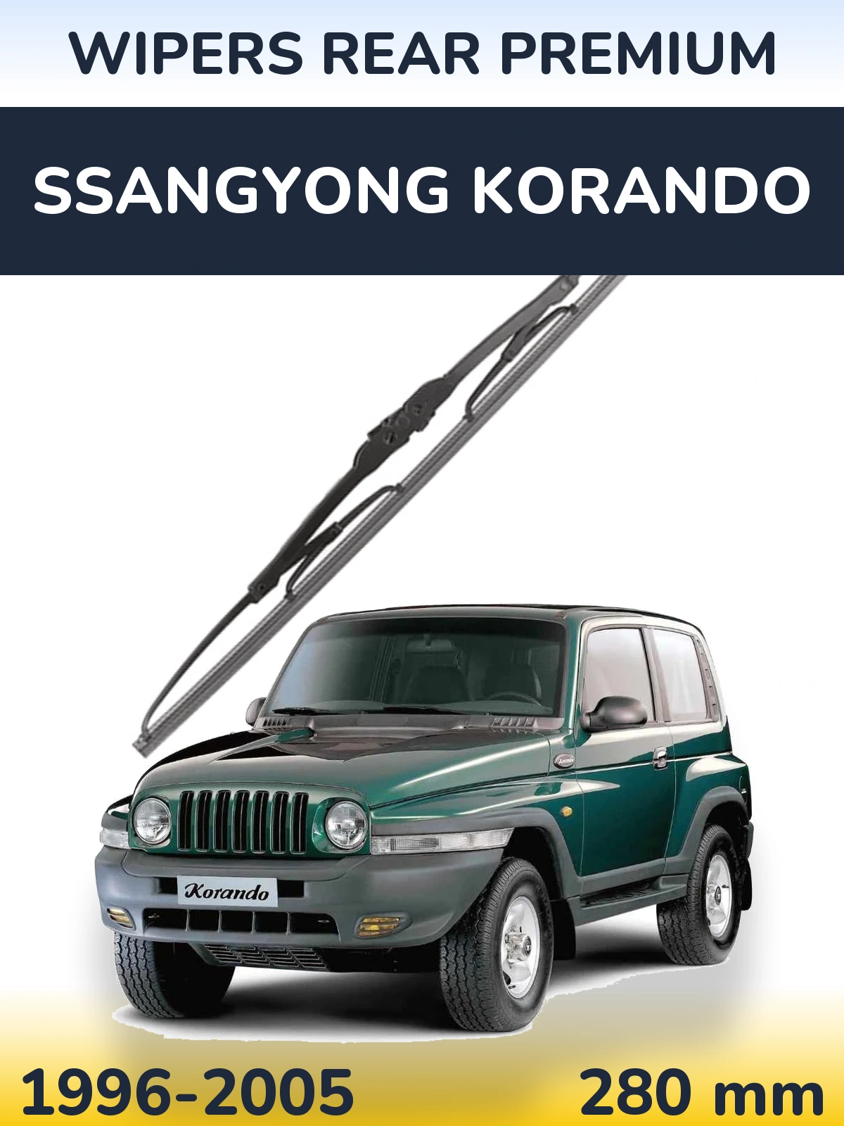 Torkarblad WIPERS REAR PREMIUM för SsangYong Korando