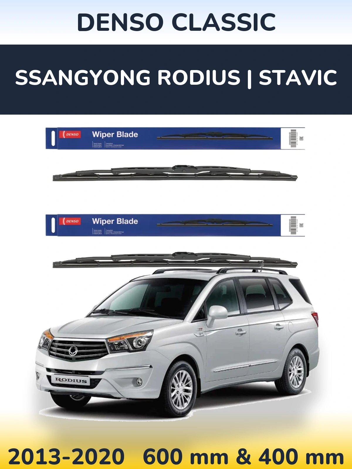 Torkarblad Denso Classic för SsangYong Rodius | Stavic