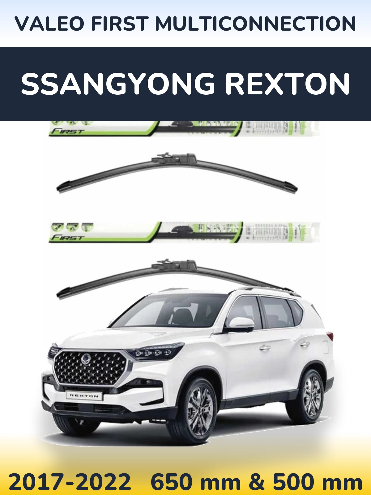 Torkarblad Valeo First MultiConnection för SsangYong Rexton