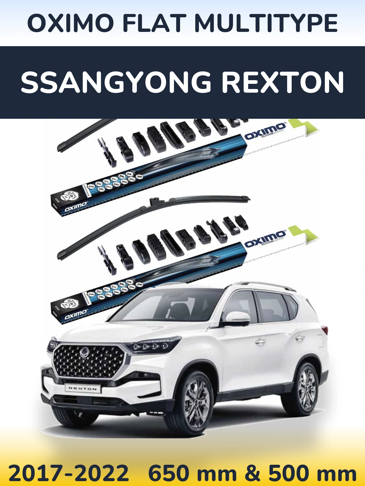 Torkarblad Oximo Flat MultiType för SsangYong Rexton