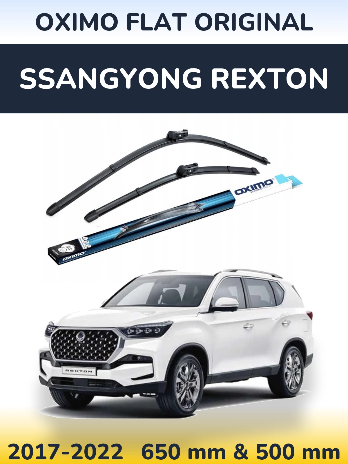 Torkarblad Oximo Flat Original för SsangYong Rexton