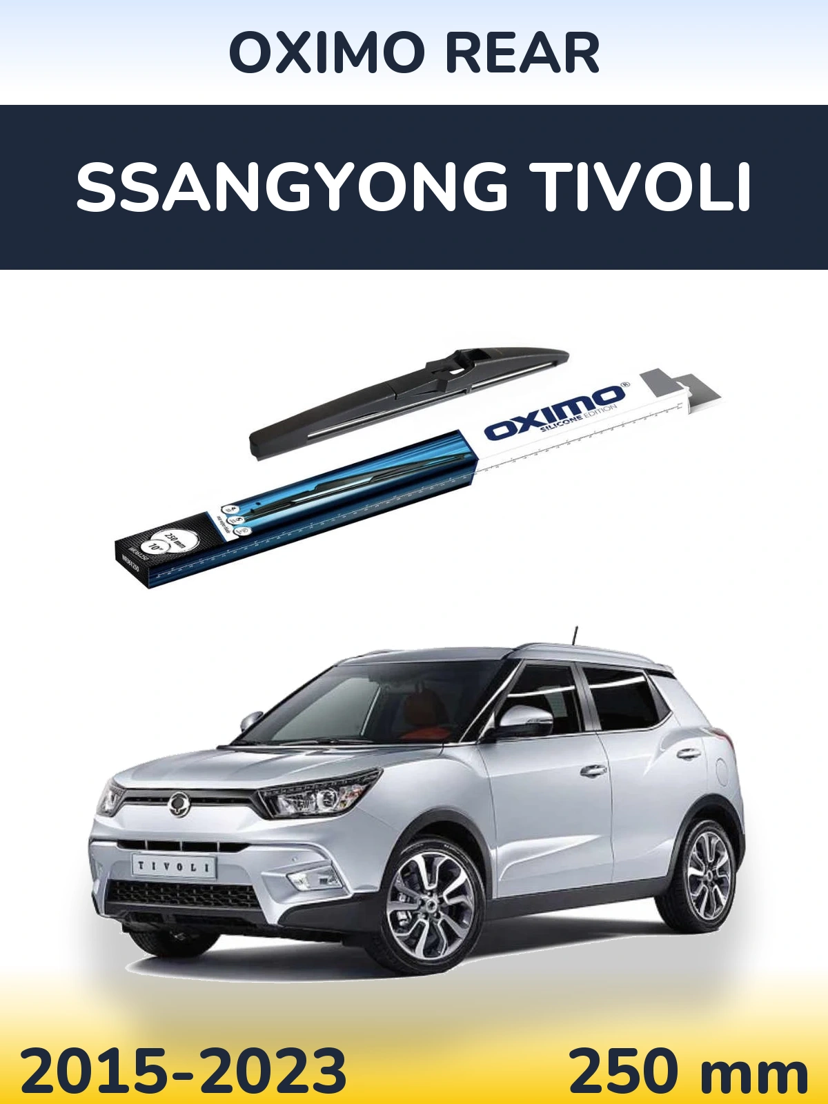 Torkarblad Oximo Rear för SsangYong Tivoli