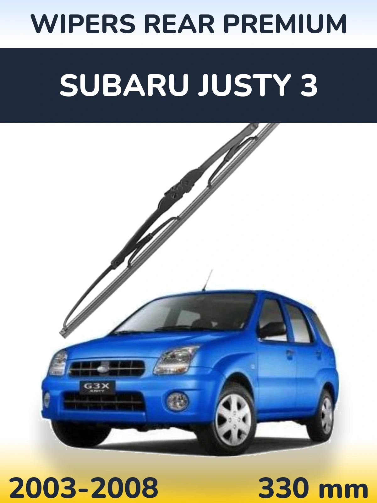 Torkarblad WIPERS REAR PREMIUM för Subaru Justy 3