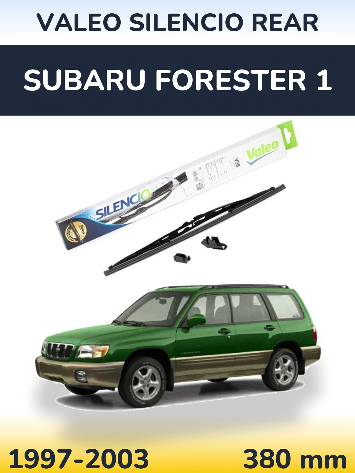 Torkarblad Valeo Silencio Rear för Subaru Forester 1