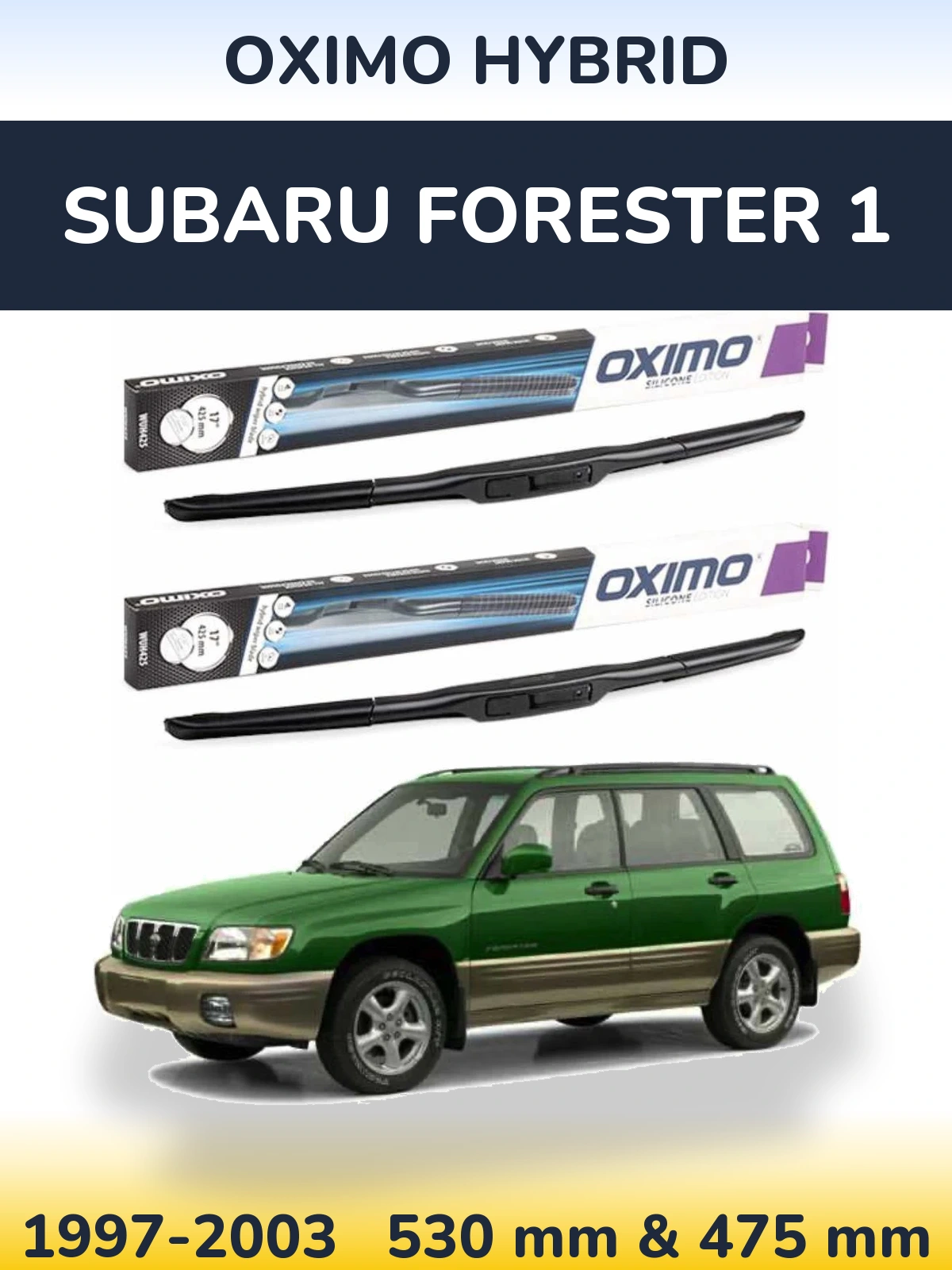Torkarblad Oximo Hybrid för Subaru Forester 1