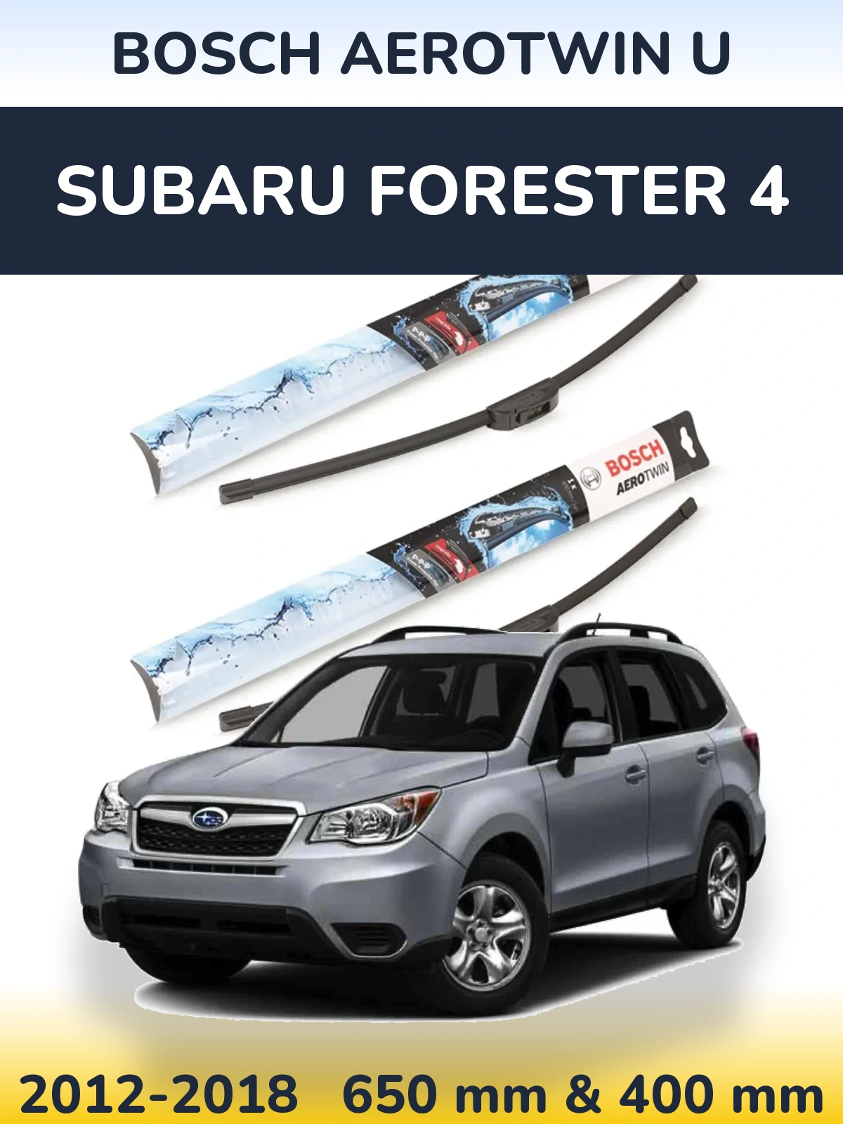 Torkarblad BOSCH AeroTwin U för Subaru Forester 4