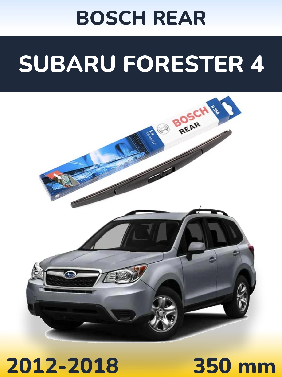 Torkarblad BOSCH Rear för Subaru Forester 4