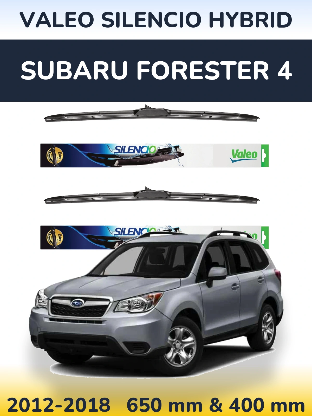 Torkarblad Valeo Silencio Hybrid för Subaru Forester 4