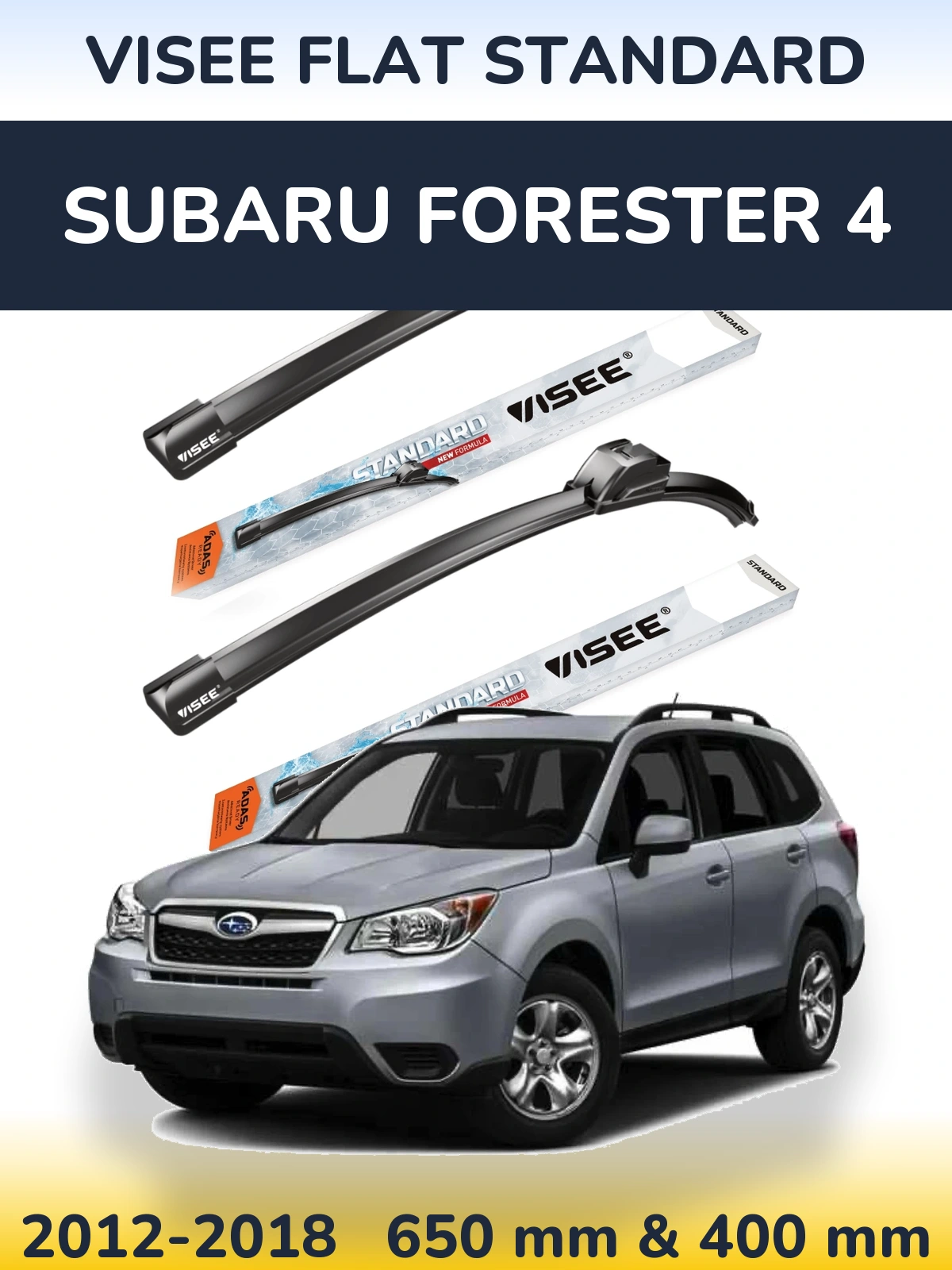 Torkarblad VISEE FLAT STANDARD för Subaru Forester 4