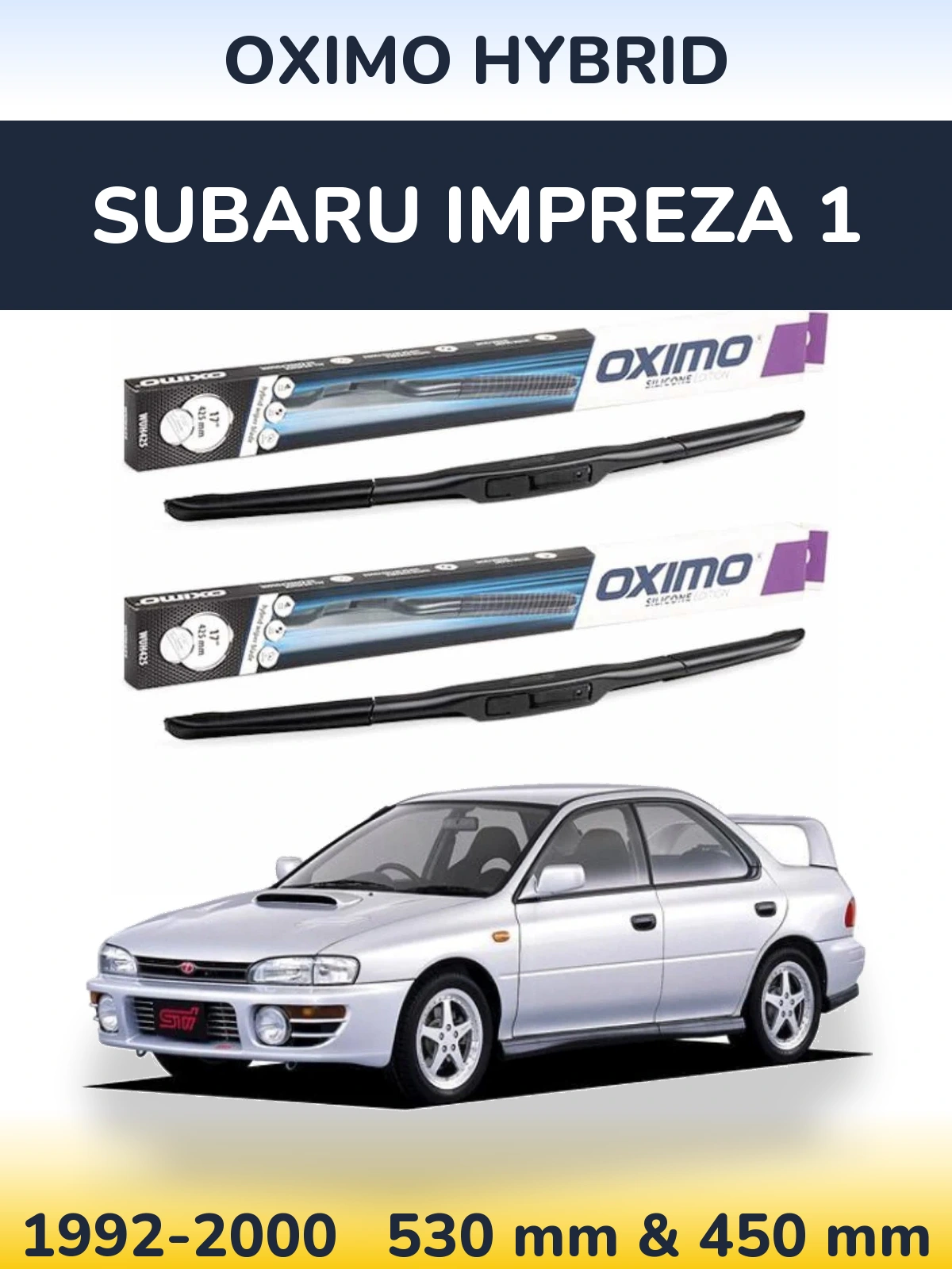 Torkarblad Oximo Hybrid för Subaru Impreza 1