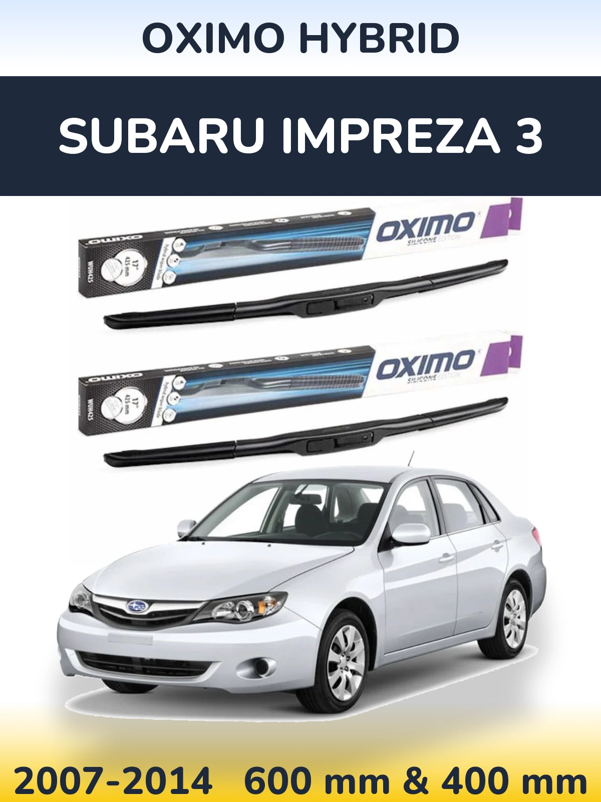 Torkarblad Oximo Hybrid för Subaru Impreza 3