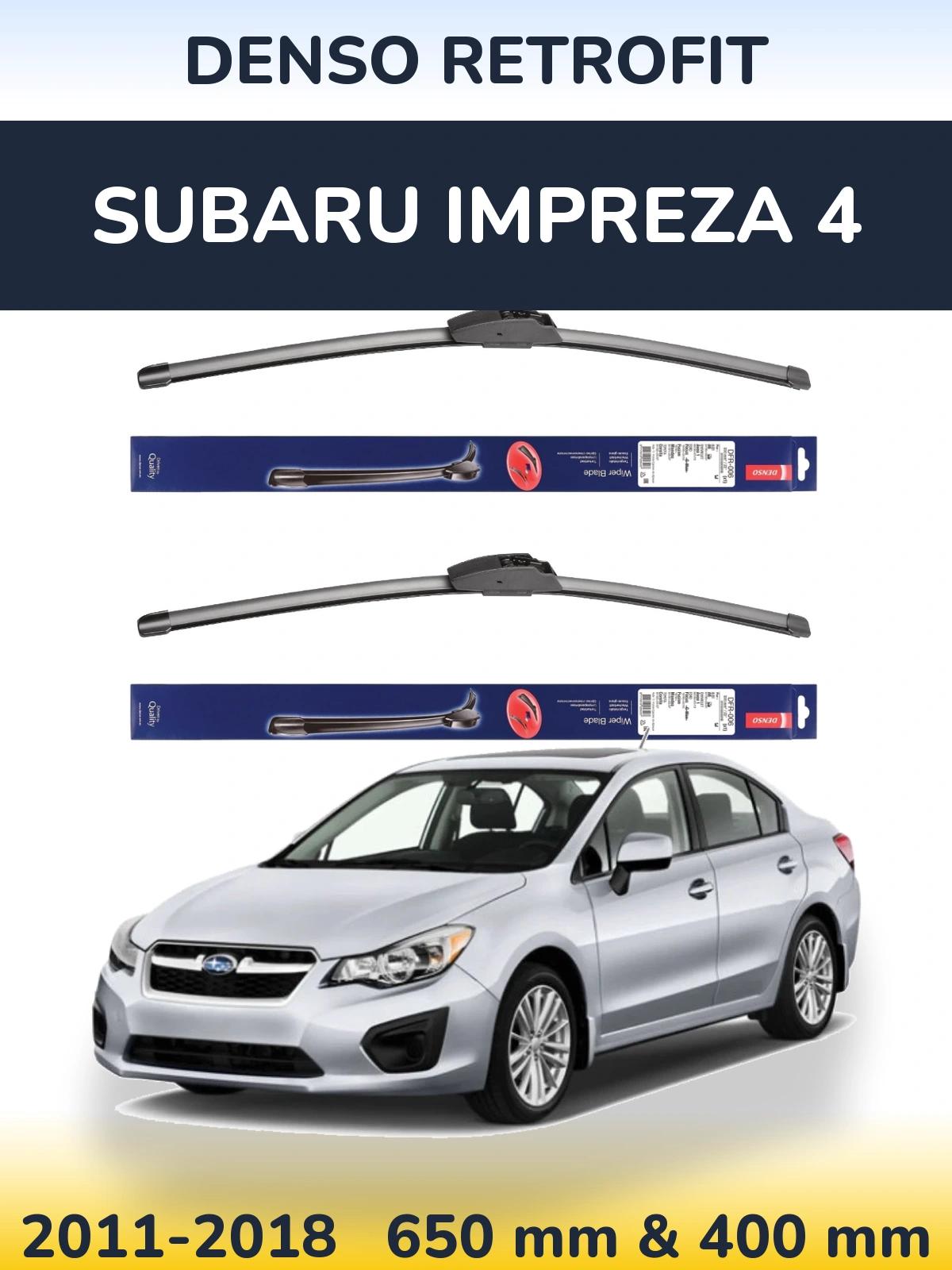 Torkarblad Denso Retrofit för Subaru Impreza 4