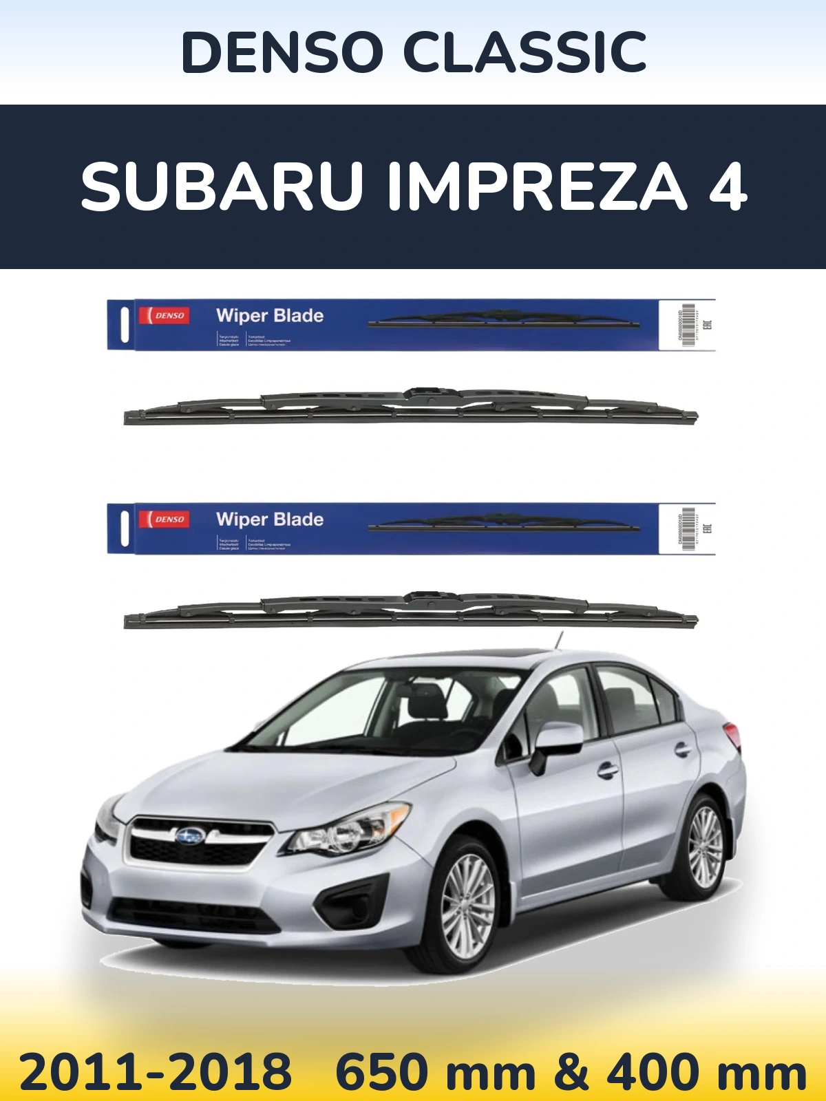 Torkarblad Denso Classic för Subaru Impreza 4