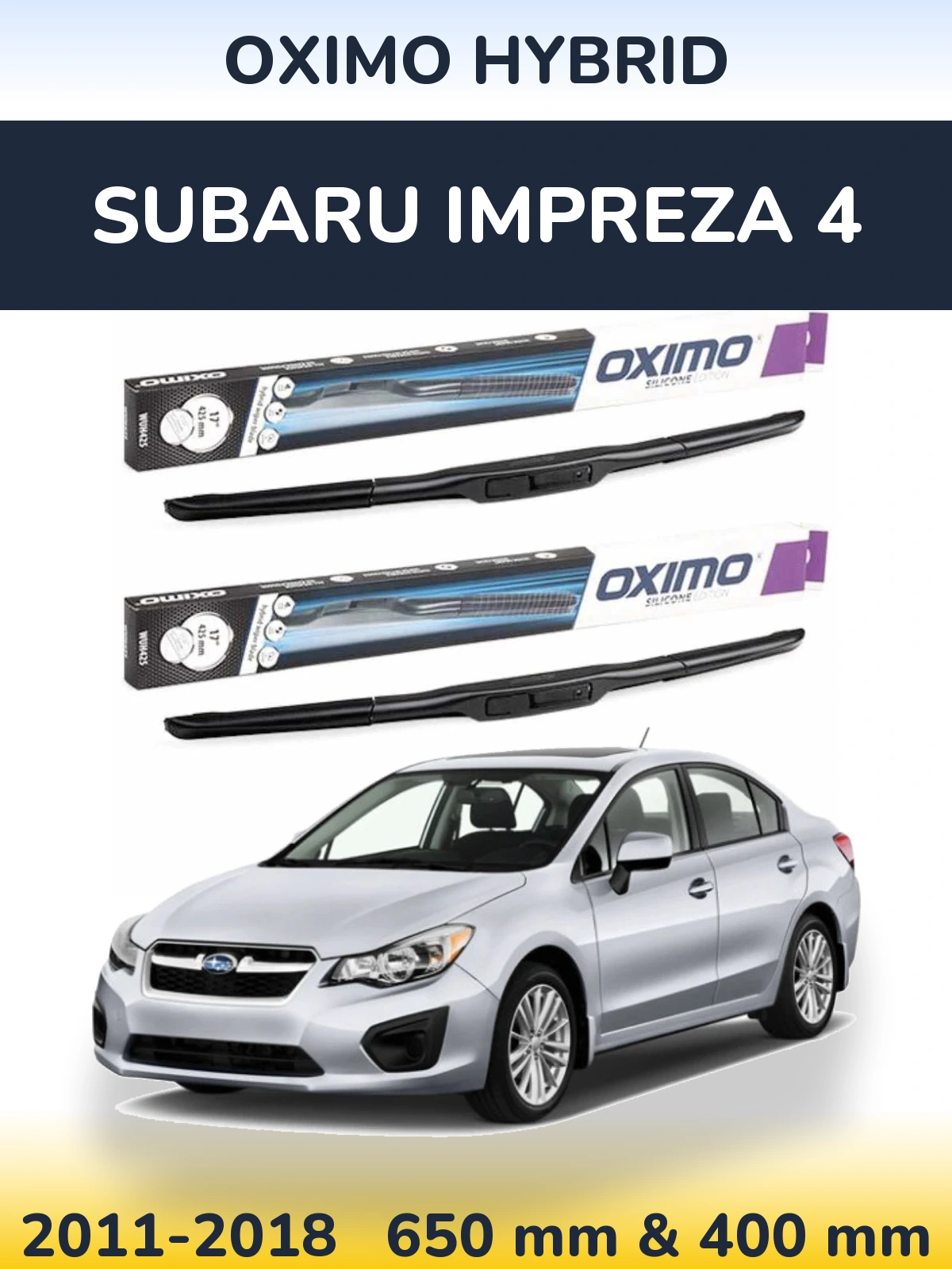 Torkarblad Oximo Hybrid för Subaru Impreza 4