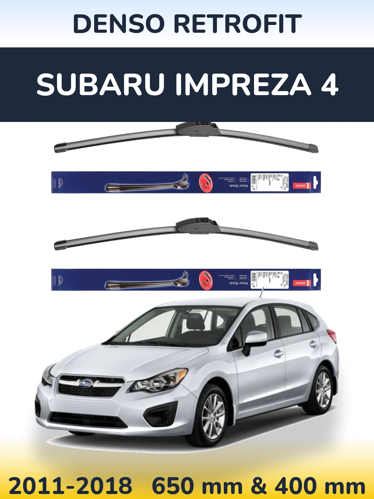 Torkarblad Denso Retrofit för Subaru Impreza 4
