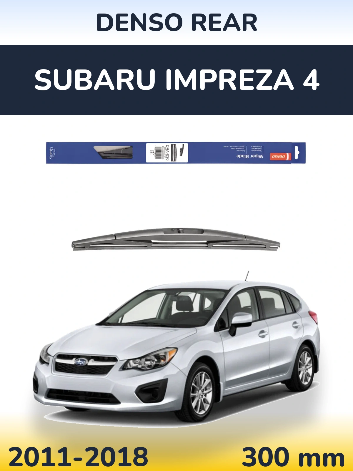Torkarblad Denso Rear för Subaru Impreza 4