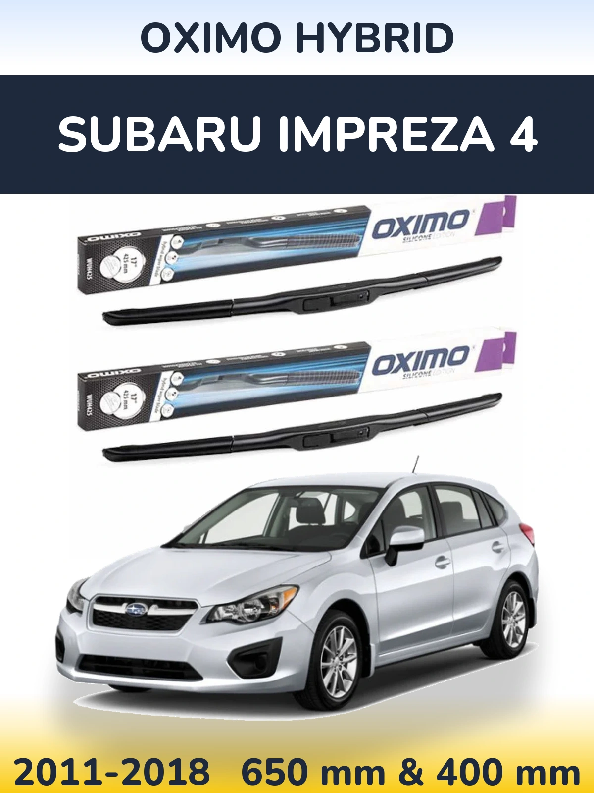 Torkarblad Oximo Hybrid för Subaru Impreza 4