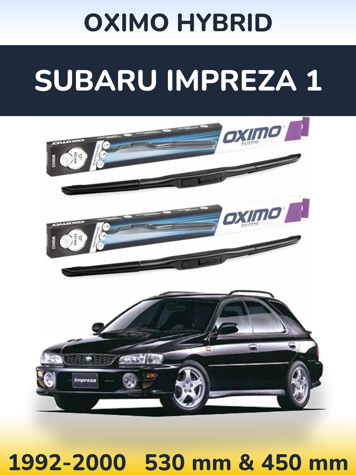Torkarblad Oximo Hybrid för Subaru Impreza 1