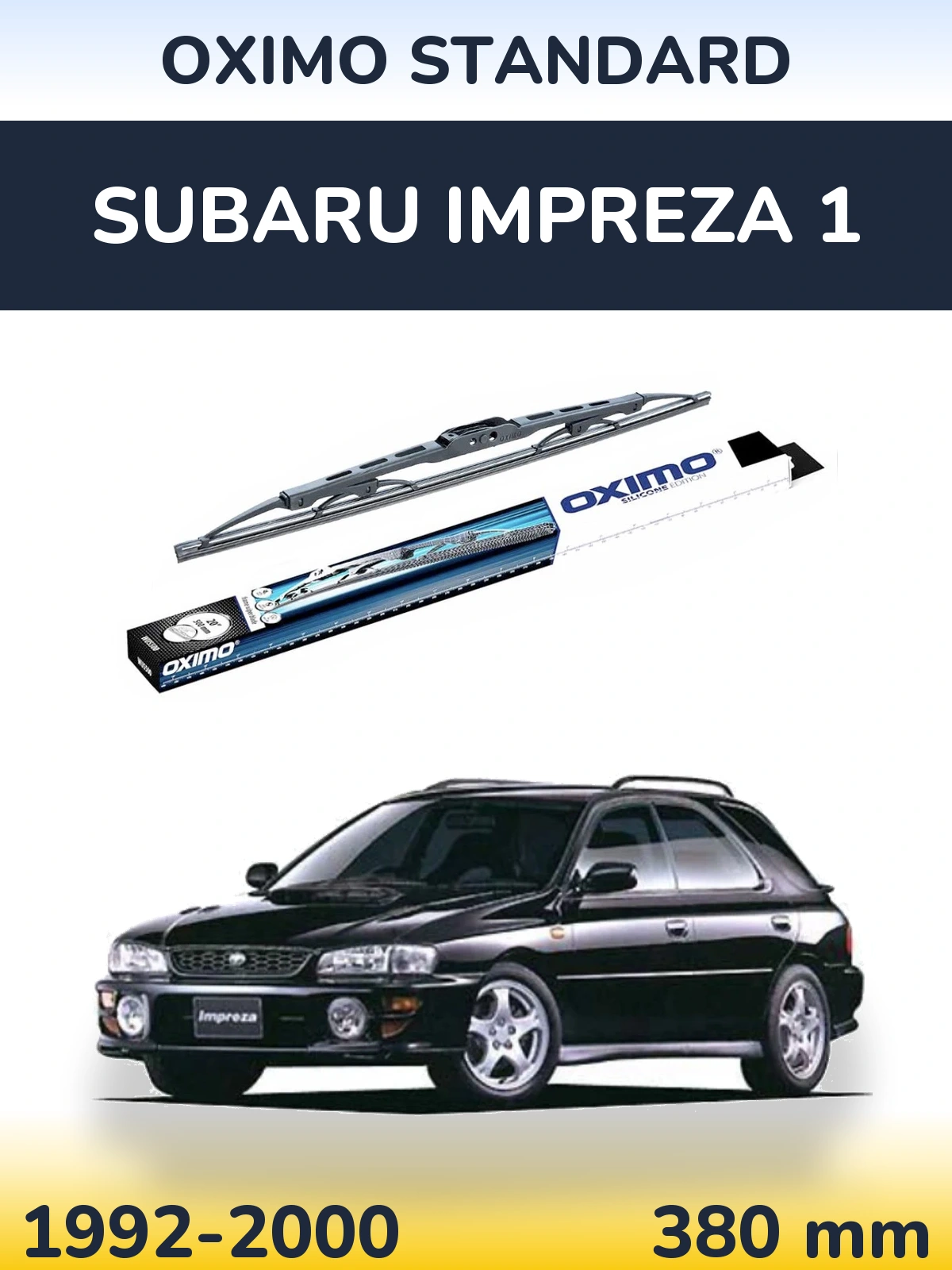 Torkarblad Oximo Standard för Subaru Impreza 1