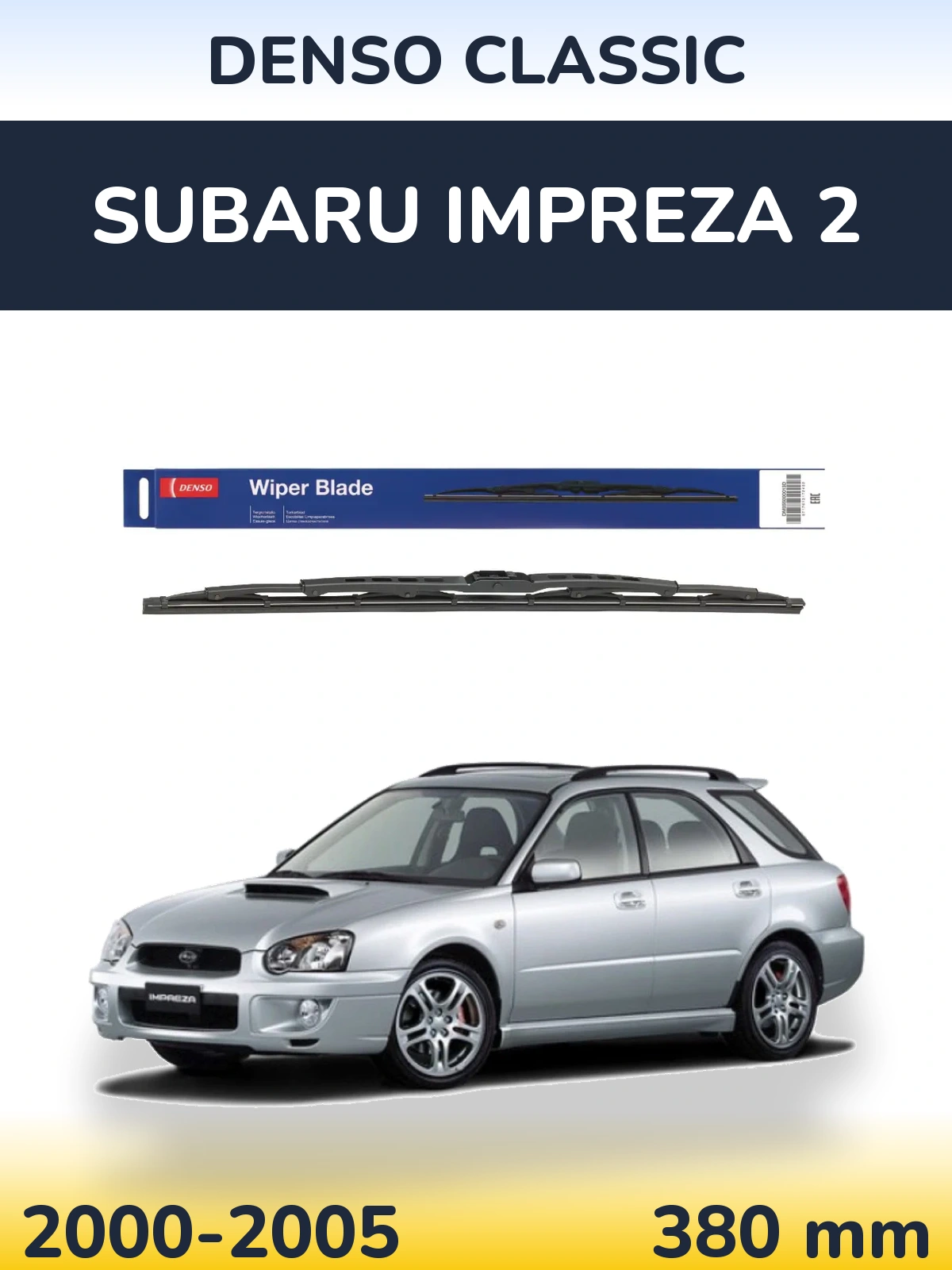 Torkarblad Denso Classic för Subaru Impreza 2