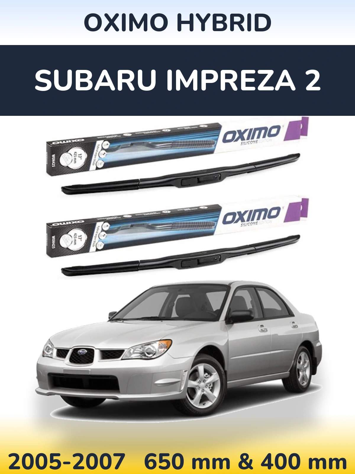 Torkarblad Oximo Hybrid för Subaru Impreza 2