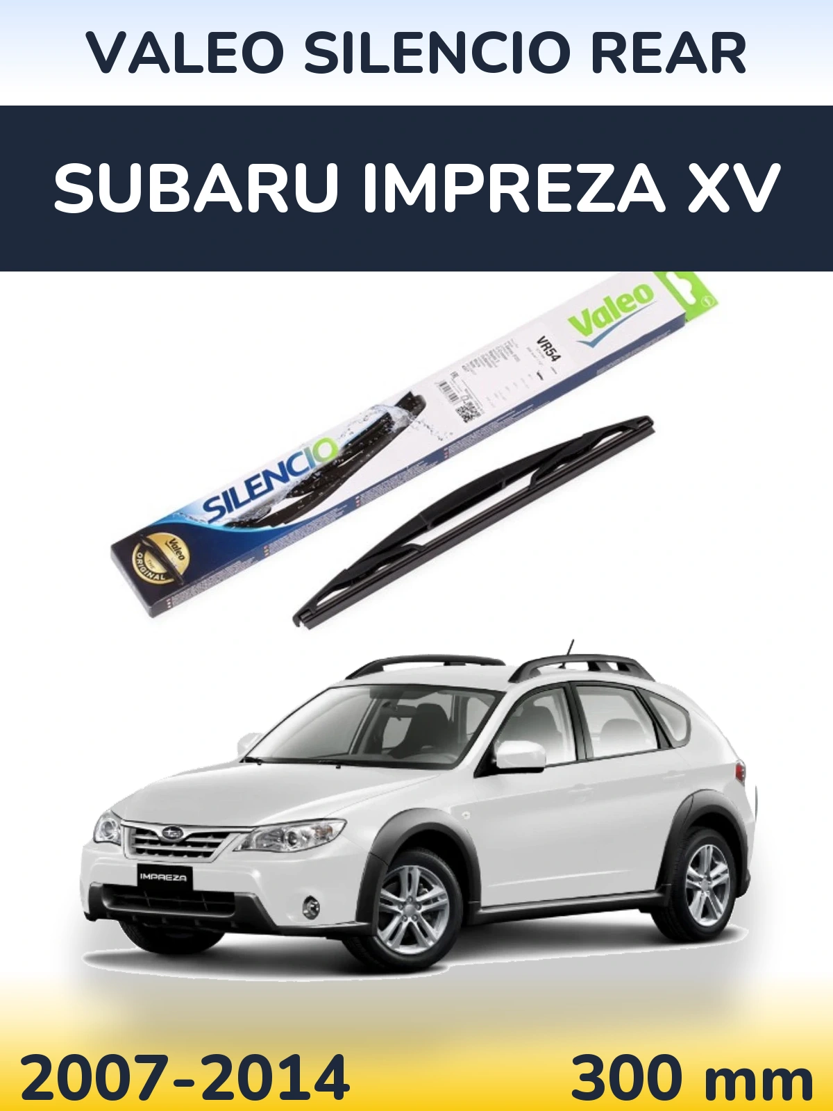 Torkarblad Valeo Silencio Rear för Subaru Impreza XV