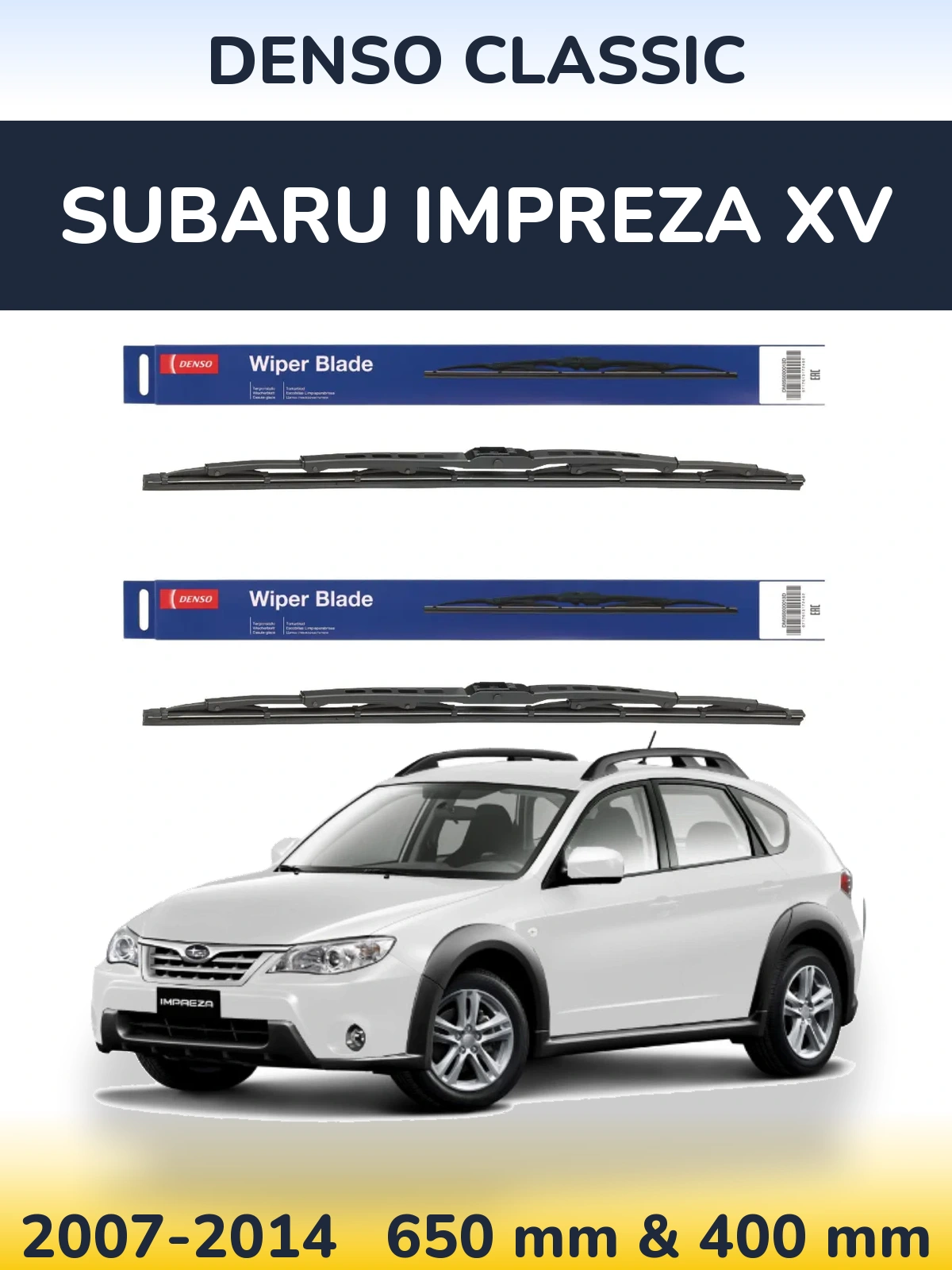 Torkarblad Denso Classic för Subaru Impreza XV