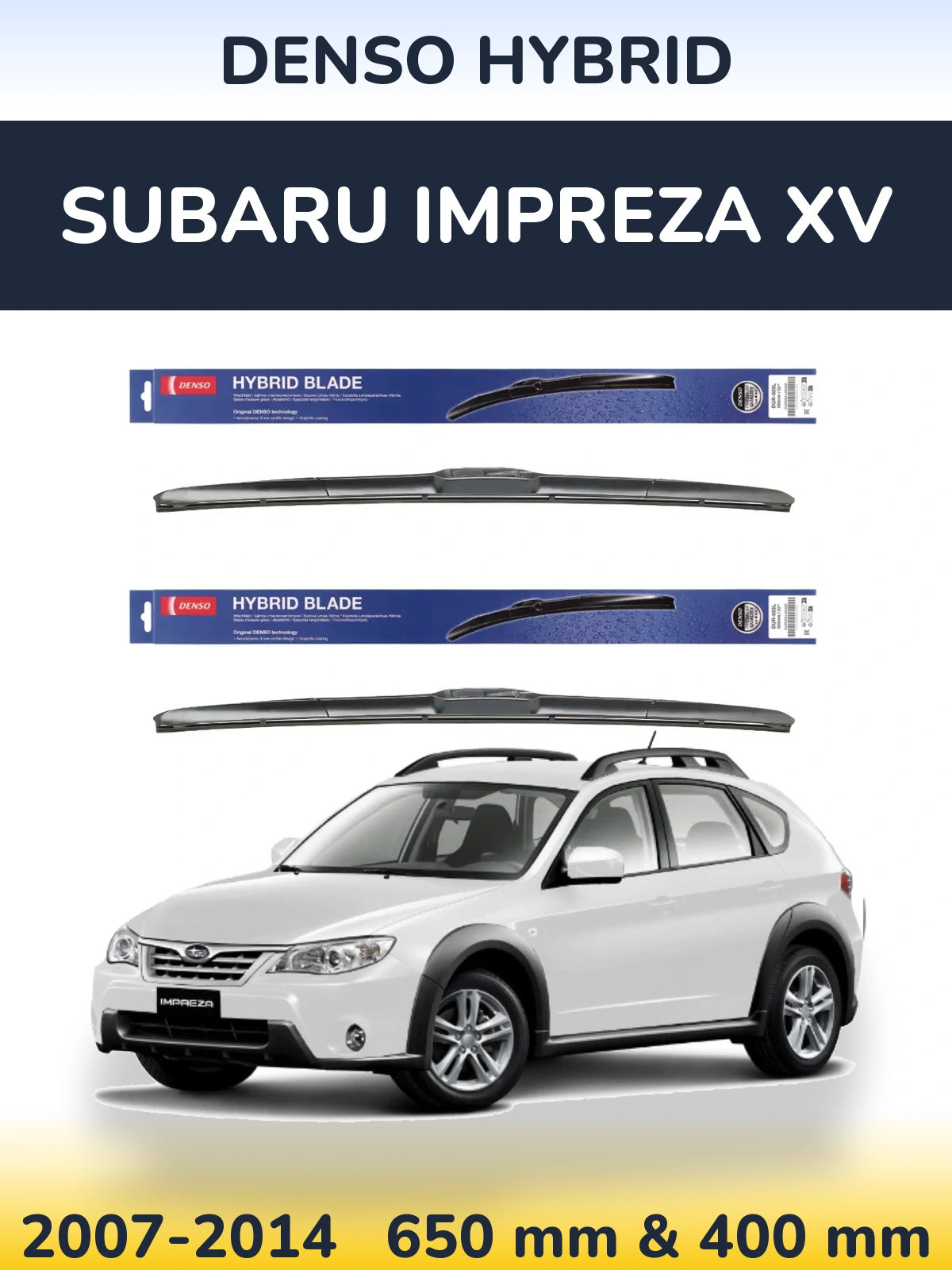 Torkarblad Denso Hybrid för Subaru Impreza XV